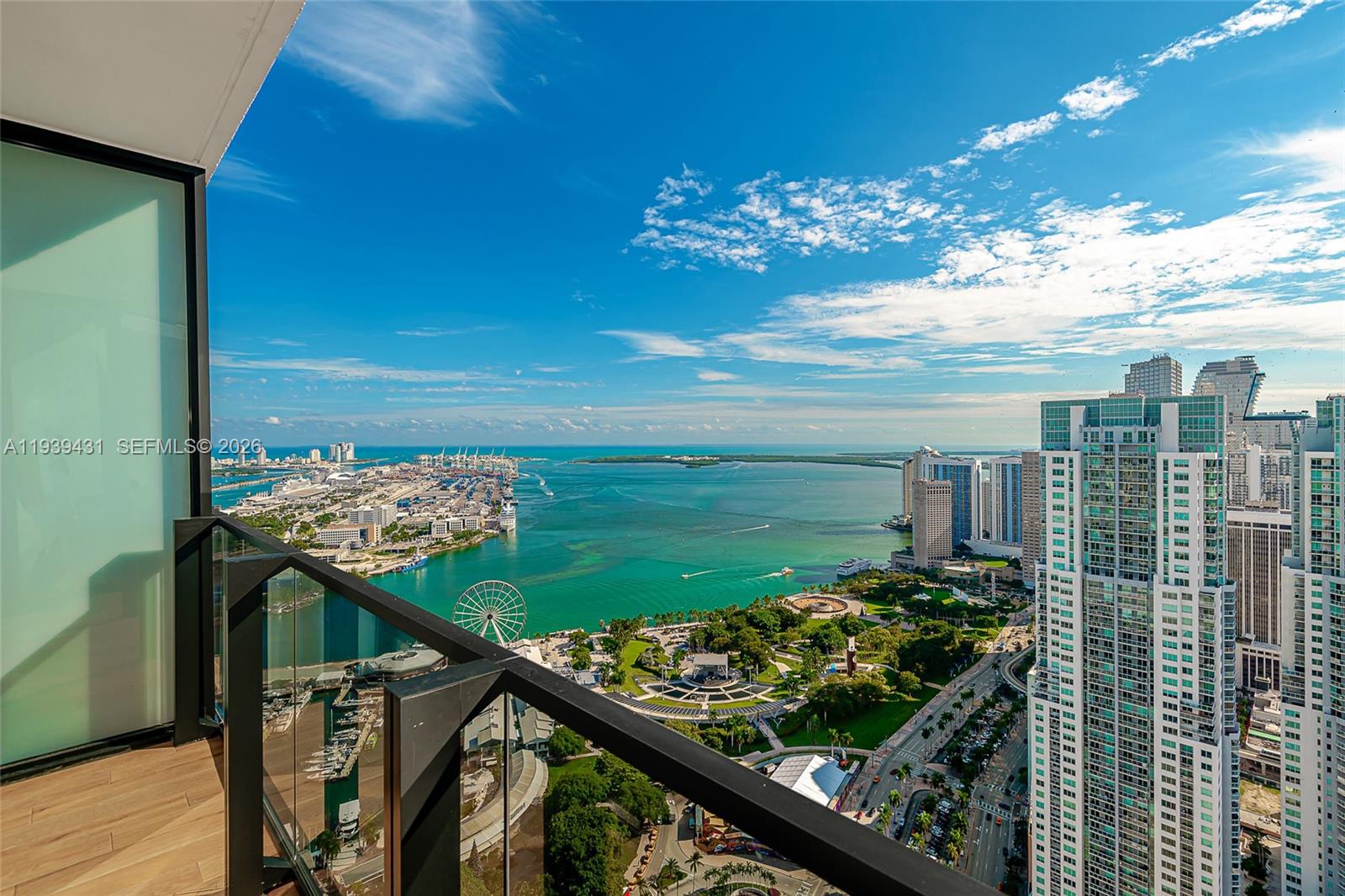 Motivated Seller!!! Live Above It All in the Heart of Miami! Step into luxury with this fully furnished Studio, 1 bathroom residence, perfectly positioned in the best line of the building. Enjoy breathtaking 360° views of Biscayne Bay from every angle sunrises, sunsets, and the sparkling city skyline are all yours.

This unit delivers more than just a home it’s a lifestyle. Relax by the wrap-around resort-style pool, push your limits in the two-story fitness center, and host unforgettable evenings in the sky lounge with sweeping panoramic views.

With 24/7 concierge service and valet parking, your comfort and convenience come first. Located in vibrant Downtown Miami, you're just steps from world-class dining, culture, and entertainment.

Turnkey, stylish, and unmatched your next chapter starts here.