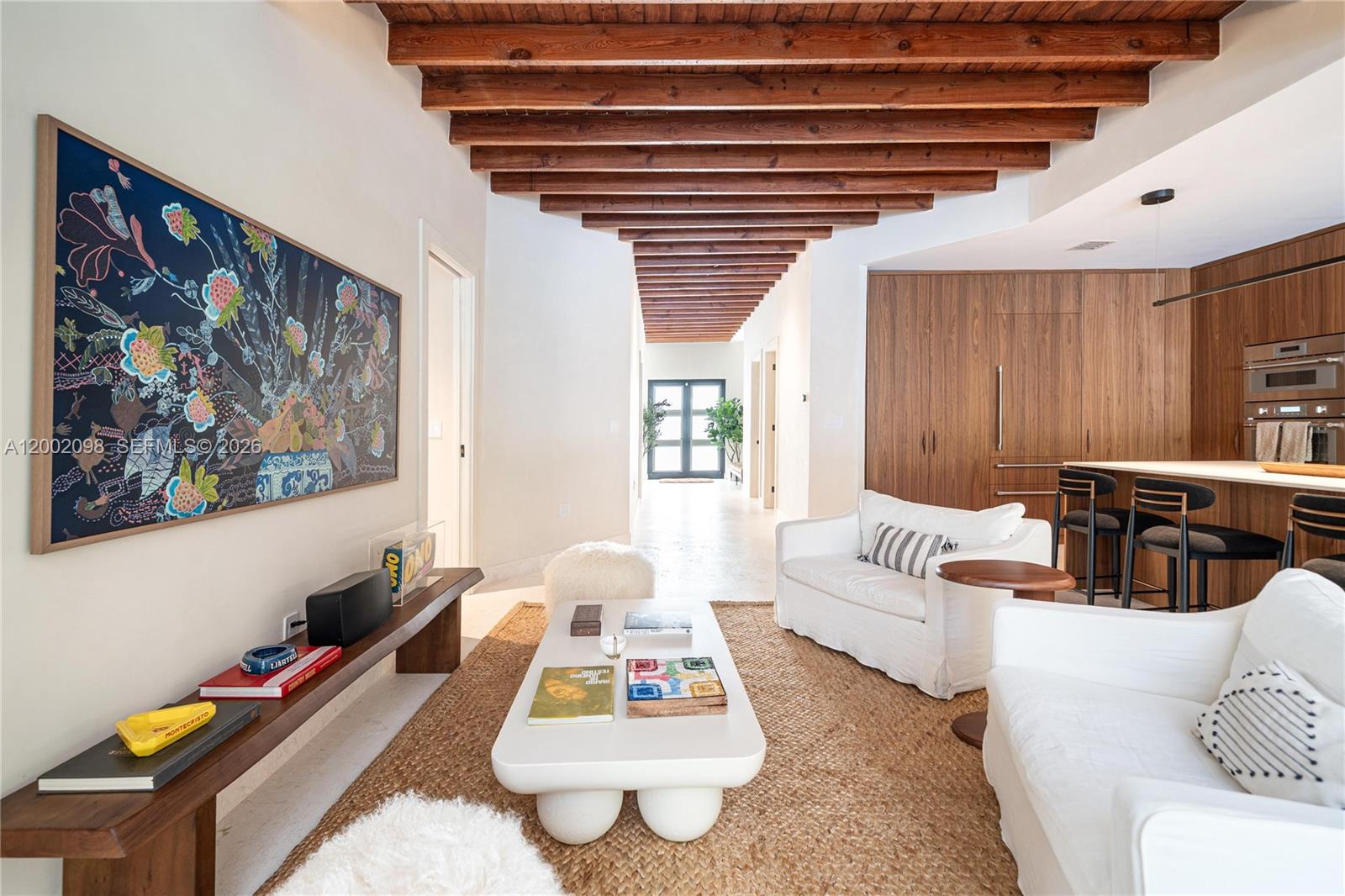 Welcome to this stunning Miami Beach residence where privacy, design, and lifestyle come together. Set on a gated 7,500 SF lot surrounded by lush tropical landscaping, this completely remodeled 3-bedroom, 3-bathroom home offers a serene retreat just moments from South Beach.

Inside, soaring ceilings and floor-to-ceiling glass fill the space with natural light, highlighting elegant Italian marble floors and beautifully finished marble bathrooms. The designer eat-in kitchen features premium Thermador appliances and sleek, modern finishes—perfect for both everyday living and entertaining.

The spacious primary suite offers a walk-in closet and a spa-like bath with dual sinks, smart toilet, and rain shower. Step outside to a private backyard oasis with multiple lounge areas, a brand-new summer kitchen, al fresco dining, and an Endless Pool Swim Spa.

Located on a quiet, tree-lined street just one block from Lincoln Road, blocks from Sunset Harbour, and close to synagogues, Casa Tua and Soho House Miami Beach—this is Miami Beach living at its finest.