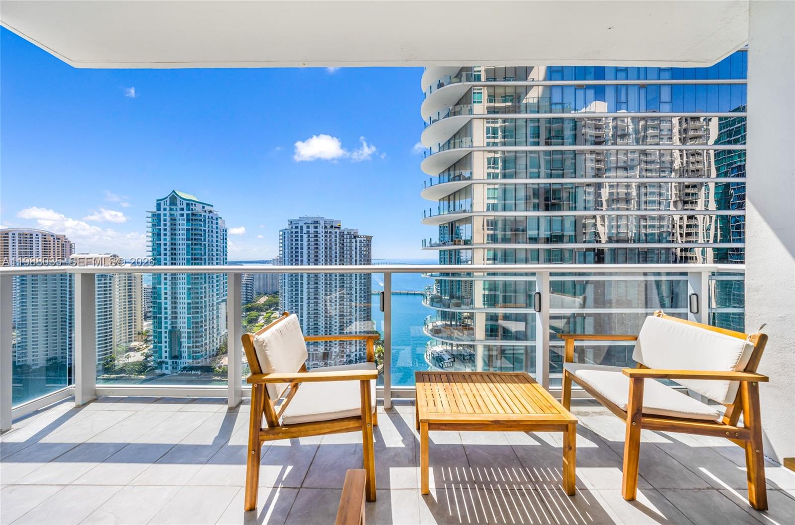 Stunning SE exposure from the 28th floor with breathtaking Biscayne Bay and Miami River views. This impeccable, light-filled 2BD/2BA residence at Met 1 Condos features a split floor plan, brand new marble floors throughout, upgraded kitchen and bathrooms, stainless steel appliances, walk-in closets.

Met 1 offers full-service amenities including 24-hour concierge, valet and security, state-of-the-art fitness center, sauna, residents lounge, business center, and children’s playroom. Ideally located in the heart of Downtown Miami, just steps from Whole Foods Market, Bayfront Park, Metromover, and renowned dining including Novikov Miami and Joe & The Juice. Chic waterfront living at its best. 

Rental Policy 6 months minimum. 1 Assigned parking space # 529