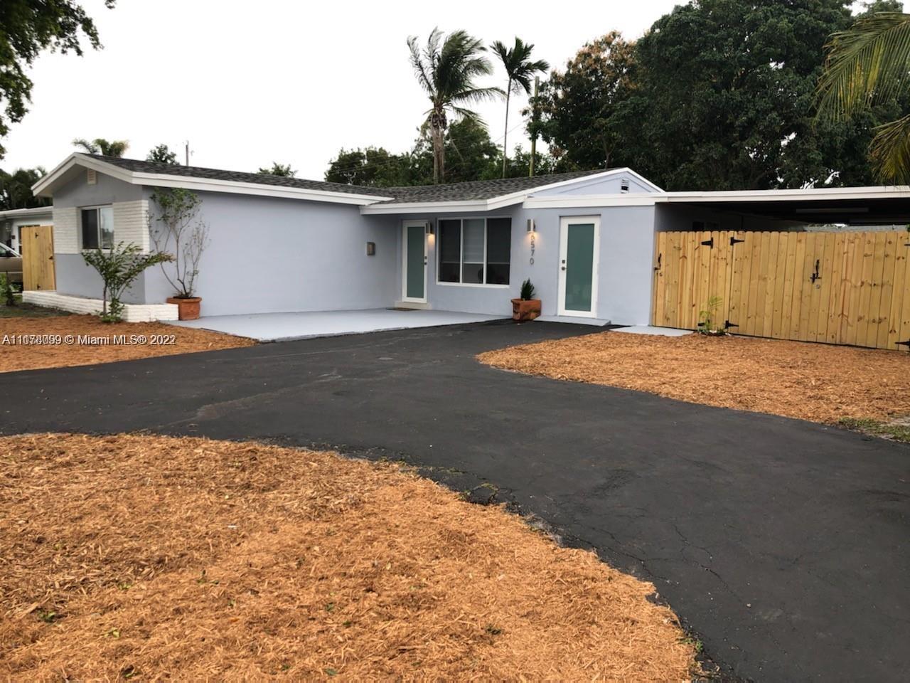BACK ON THE MARKET NEWLY REMODELED, HOME/BUSINESS/INVESTORS Great opportunity to own or invest in this 4bds/3ba 2049sq.ft with 2 office spaces that can easily be converted back into a traditional layout or use as-is. Plus, a 1/1 studio with its own entrance which rents for $1000 monthly.
New Impact Windows/Doors, New Large A/C unit, new air Ducts, New Electrical Panel, New Electrical Wiring, New Tiled Floors, Newly Remodeled Bathroom, New Kitchen Appliances, and smoke detectors. A backyard that includes, fruit, and palm trees. Covered and paved patio. Enough space on the side to park your RV or boat, circular driveway.  Plenty of yard space for pool area.
New Shed with Electrical Hookups and A/C.
Live In the heart of Hollywood. Centrally located