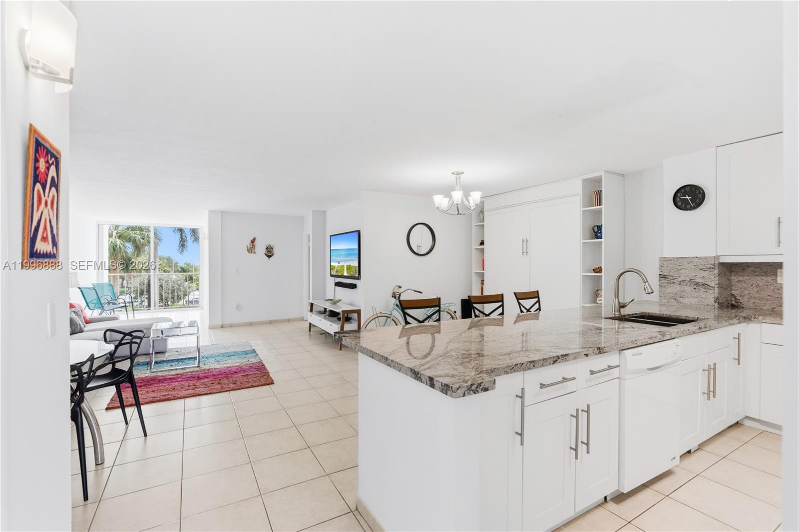Spacious 1-bedroom, 1.5-bath residence offering 1,006 SF in a prime Miami Beach location. Ideally situated directly across from a beachfront park and the iconic boardwalk, enjoy protected views with no future development blocking your outlook. The park features green space, a children’s playground, and direct beach access just steps away. An additional park with outdoor fitness equipment is located just behind the building. This well-laid-out unit offers generous living areas, abundant natural light and amenities. Conveniently located just 3 blocks from grocery stores and restaurants, 10 minutes to major hospitals, and 15 minutes to South Beach and I-95. Includes 1 assigned parking space. Building maintains reserves.