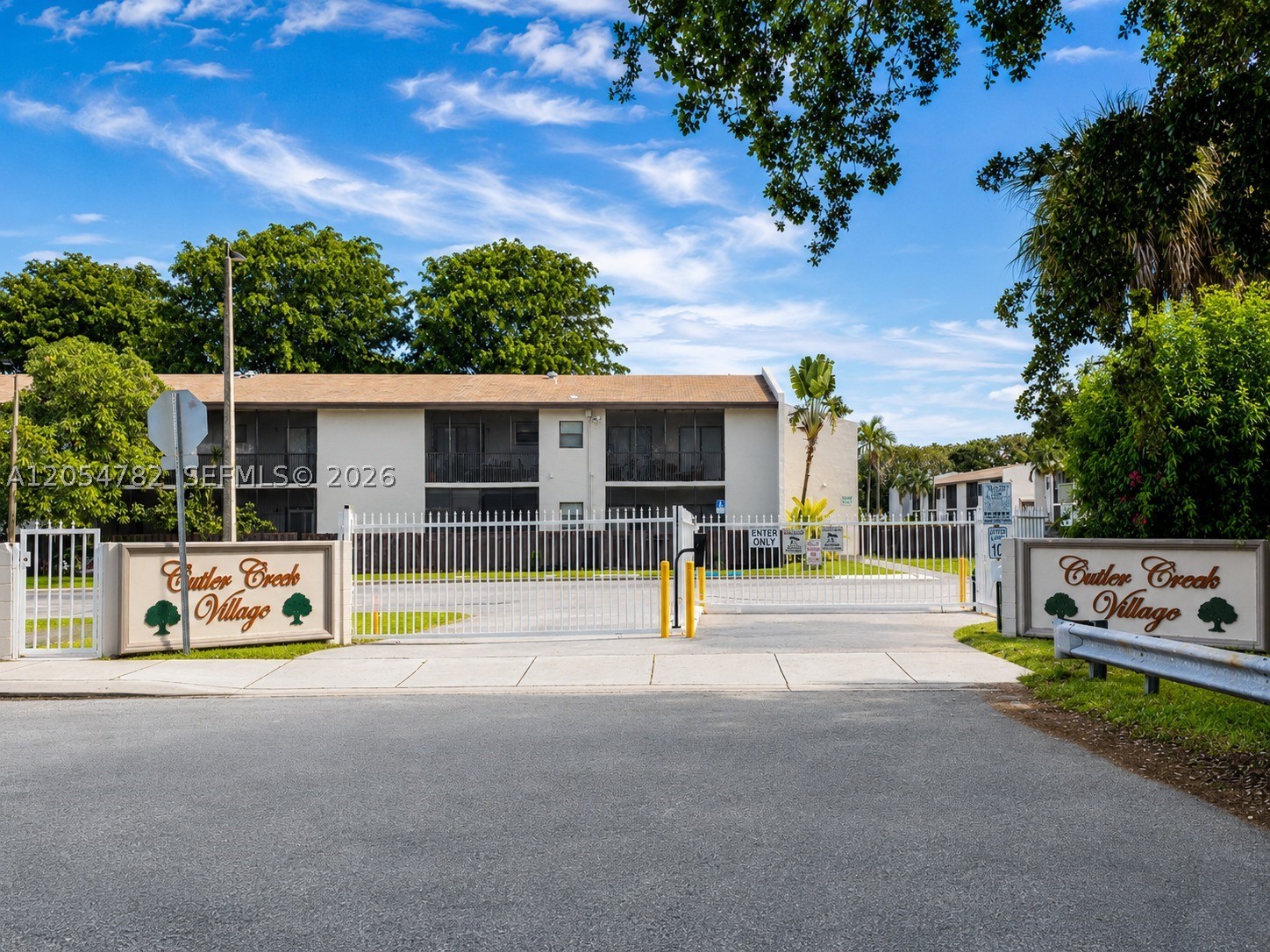 Welcome to the gated community of Cutler Creek Village, offering residents 24-hour security and a clubhouse, community pool, and tennis courts. IN-UNIT WASHER AND DRYER! This second-floor unit features a spacious walk-in closet, plenty of storage throughout, and a screened balcony. Conveniently located just minutes from the Florida Turnpike. NO SPECIAL ASSESSMENTS!