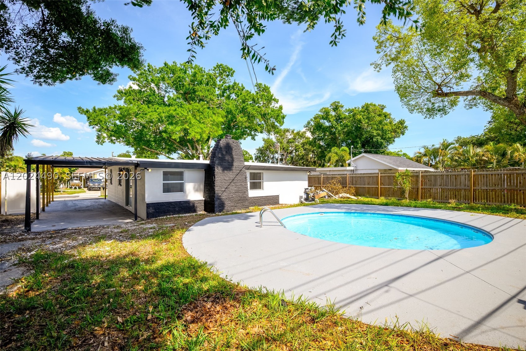 Imagine waking up minutes from the Gulf beaches, spending the day near the water, and coming home to your own private pool. This 3 bedroom, 2 bath Seminole home brings together the Florida lifestyle people dream about with the everyday comfort buyers actually need. Inside, you will love the NO CARPET layout, modern style finishes, refreshed kitchen and bath spaces, and easy to maintain flooring that make the home feel cleaner, fresher, and ready for everyday living. Outside, enjoy a fenced backyard, vinyl lined underground pool, carport, and no HOA, giving you more freedom to live, relax, entertain, or explore the property's possible rental potential. Just minutes from Madeira Beach, Indian Shores, Lake Seminole Park, Pinellas Trail, Seminole City Center, shopping, dining, and daily conveniences, this home feels close to everything that makes Pinellas County special. Located in unincorporated Pinellas County. Per public maps, the property is located outside a Special Flood Hazard Area; buyer to verify. Non-evacuation designation. Sale is AS-IS. Information provided by seller is not guaranteed accurate; buyer must conduct their own due diligence.
