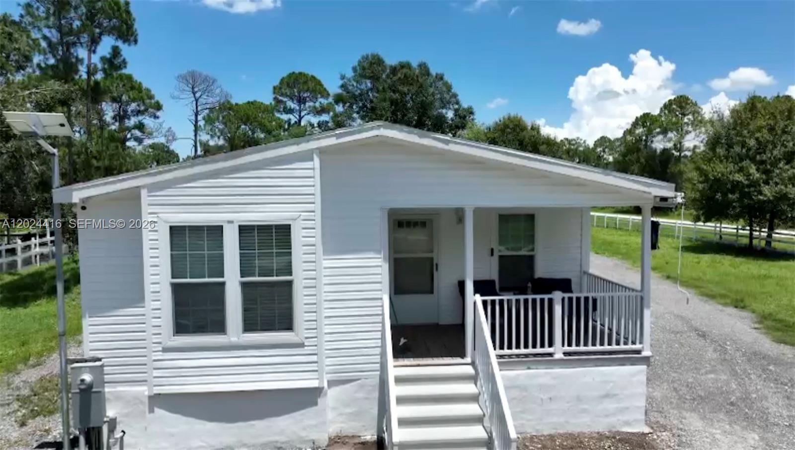 Amazing Pre-Fabricated Home with modern and high quality interior design and appliances. This house is fully furnished. This is not only a house, but also a farm styled property. Feel free to park Boats, Trailers, even if it is a commercial vehicle, there is plenty of space to accommodate it. This also includes a hot tub as well as an out door BBQ kitchen area.