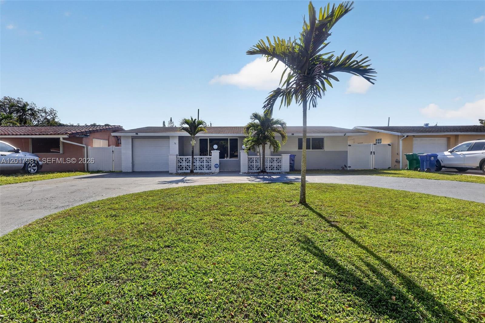 Welcome to this charming 3-bedroom, 2-bathroom pool home with one-car garage (AC wall Unit installed) and over 2,000 sq ft of total area, including the garage. Perfect for comfortable Florida living and multi-generational families. Enjoy a bright, open layout with direct access to the refreshing free-form pool. Step outside to a spacious covered patio terrace, ideal for year-round outdoor entertaining, plus a convenient outdoor shed for extra storage. The private backyard oasis creates a true retreat right at home. Additional highlights include a spacious open kitchen, comfortable bedrooms, and a large lot for relaxing or playing. The floor is all tiles imitating wood. New pipes were installed in November 2019 & a new roof was installed in 2014. One of the bedrooms has an independent entrance and an easy-to-remove sink. Located on a quiet street with nearby walking paths, this property offers easy access to major highways, shopping, parks, and excellent schools. Don’t miss this rare opportunity — a pool home with one car garage with an AC wall unit. at this price point! Schedule your private showing today.
