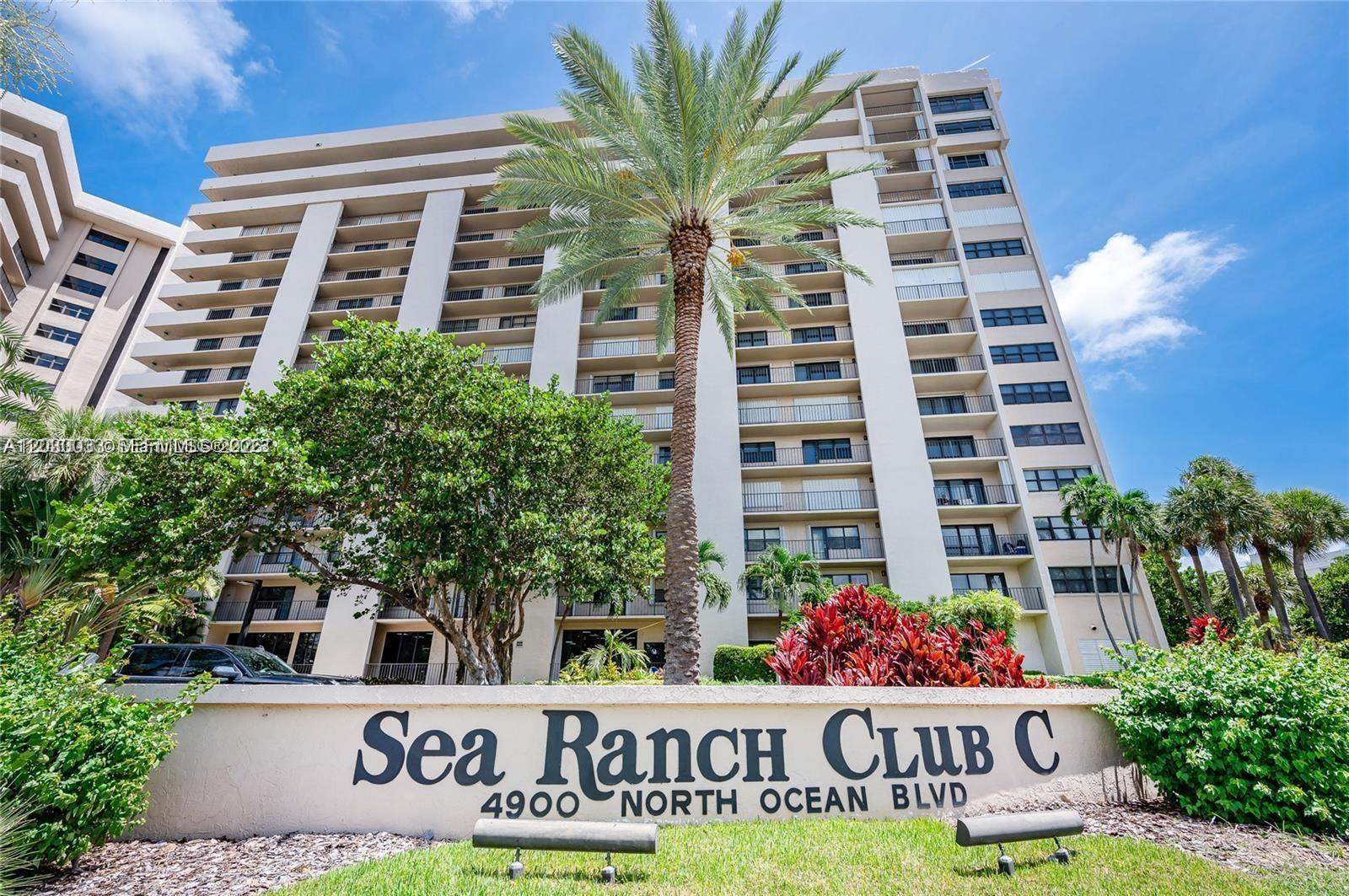 Experience coastal living at its finest in this spacious residence at the prestigious Sea Ranch Club. Located on the 7th floor, this beautifully maintained unit offers generous living areas, abundant natural light, and breathtaking ocean and city views. The functional floor plan features carpet flooring throughout the main living areas and bedrooms, creating a warm and comfortable atmosphere. Enjoy a private balcony, semi-private elevator access, in-unit laundry, covered parking, and additional storage. Sea Ranch Club offers resort-style amenities including direct beach access, multiple pools, tennis and pickleball courts, fitness center, clubhouse, BBQ areas, walking paths, 24-hour security, and beautifully landscaped grounds. Conveniently located near shopping, dining, and entertainment in Lauderdale-by-the-Sea. A wonderful opportunity to enjoy the South Florida beachfront lifestyle.