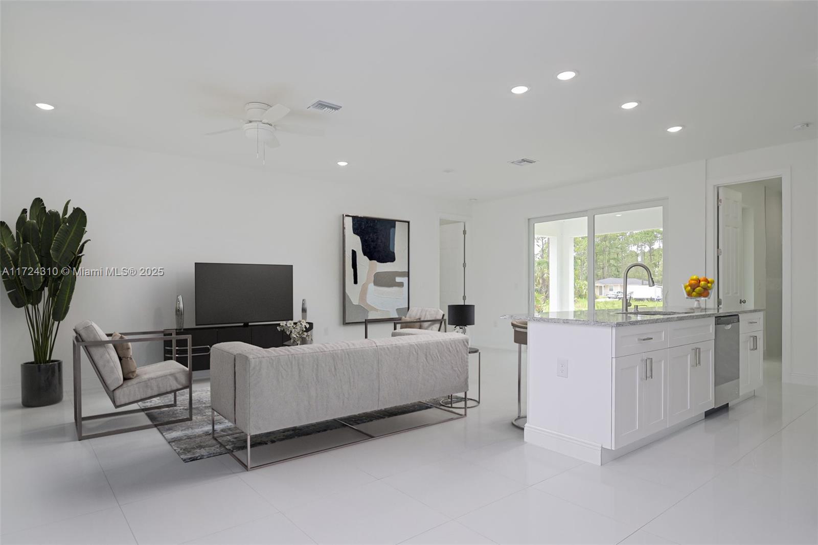 Also for rent with the option to buy! Seller is offering an amazing $10,000 towards the buyer's closing costs! Ready to move in with just your toothbrush and suitcase? Check out this stunning home! With modern tile flooring, impact windows and doors, stylish shower glass doors, and a large covered lanai, it’s designed for comfort and style. Located in one of Lehigh's best spots, you’ll enjoy easy access to major routes. Plus, it features real wood cabinets, stainless steel appliances, and a 10-year structural home warranty (2-10 home warranty). Don't miss out! Some materials may vary based on availability but will be replaced with similar options.