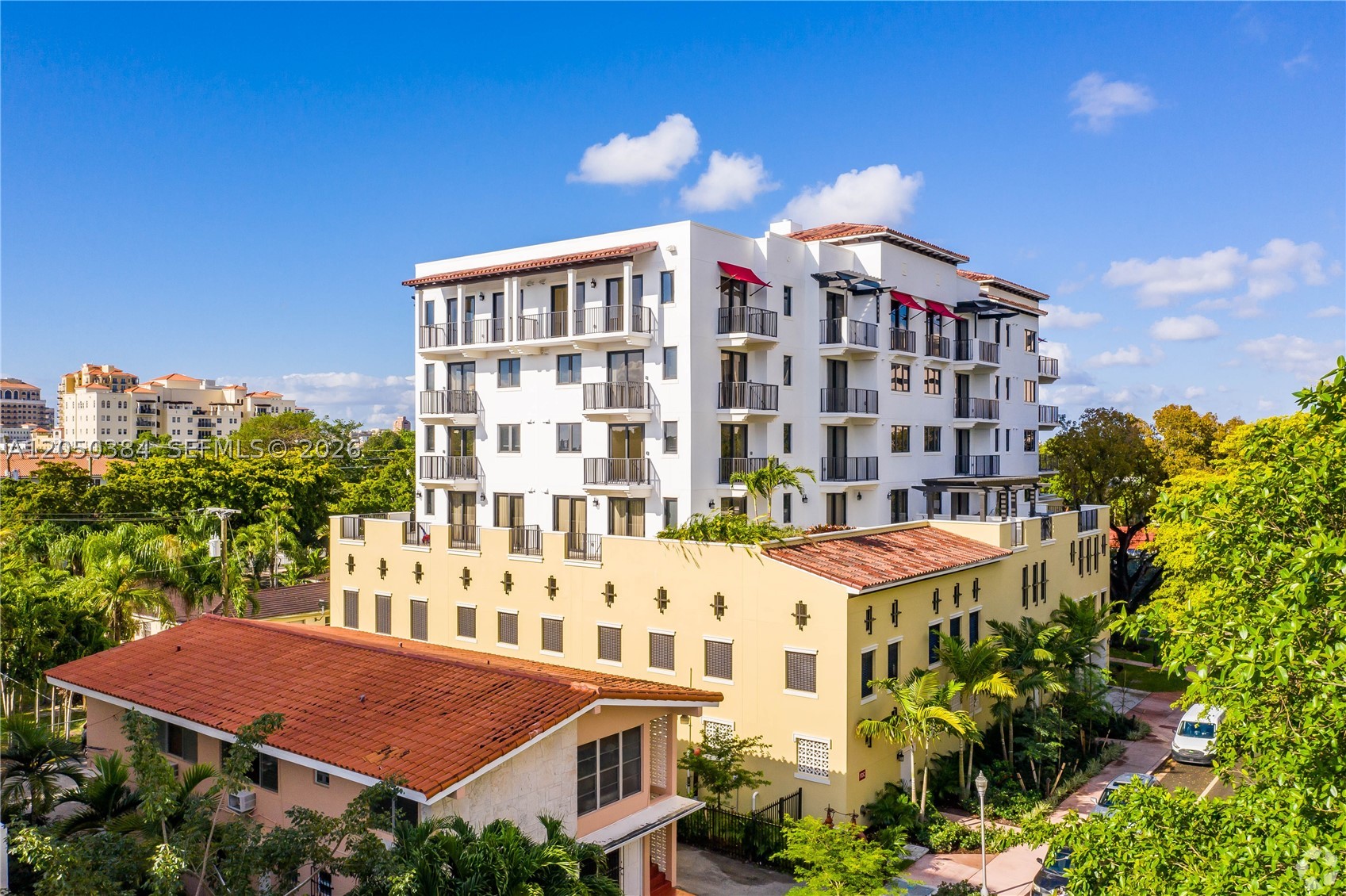 Welcome to Gables Galiano - The new standard of living in Coral Gables!  A unique unit w/ oversized terrace. Each luxury residence boasts open layouts and spectacular designs with oversized porcelain tiles throughout, a kitchen with granite countertops, soft-close cabinetry and complete with sleek SS appliances including microwave & dishwasher, full-sized washers & dryers in every residence, central air-conditioning, custom Italian made built-in closets, custom vanities, oversized Roman bathtubs + frameless step-in glass showers, IMPACT windows & door and each bedroom access to 723 Sq Ft terrace! Gables Galiano features a secured entrance, intercom, secured garage with 1 assigned parking space, and a ground level pool with grilling area.*Water billed accordingly.*Check out the VIRTUAL TOUR!