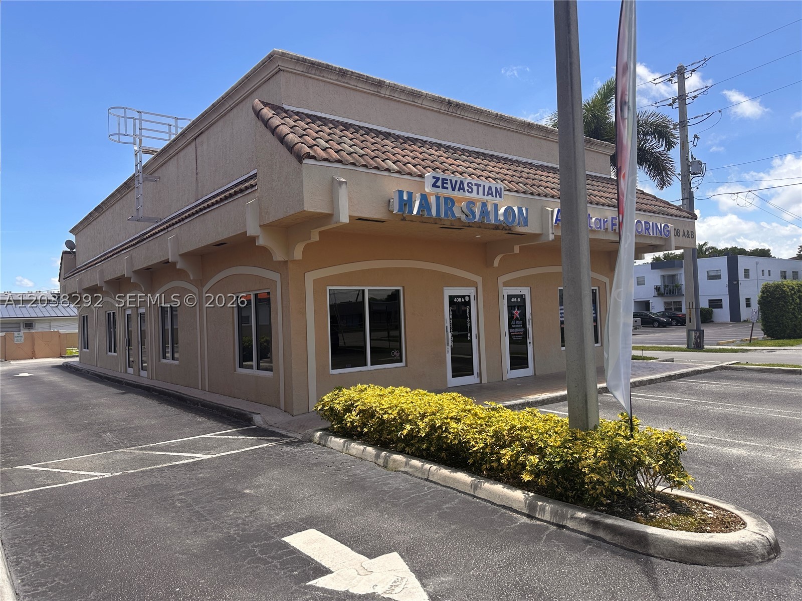 Two 1,250 SF spaces available for lease. Ideal for Office/Retail in the Allstate Plaza on the highly visible SW corner of Hallandale Beach Blvd and SE 4th Avenue. There are 2 adjacent suites in great condition with impact windows and doors. The units feature high ceilings, open floor plans, central a/c, private bathroom and storage. Ideal for any professional business. No restaurants, pharmacies, medical marajuana, beauty or nail salons, no grocery or convenient stores. The area is experiencing dramatic growth and revitalization. Minutes from 1-95 and the beaches!