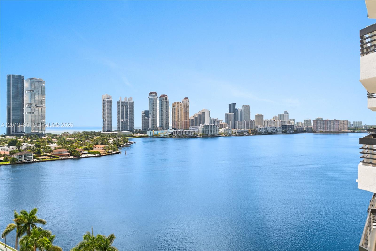 Wake up to sweeping ocean and Intracoastal views that fill the home with natural light and set the tone for effortless waterfront living. This fully remodeled Aventura residence lives generously, with a versatile enclosed den that serves as a second bedroom or ideal for a home office, guest space, or quiet retreat. Designed for both everyday comfort and entertaining, the open kitchen anchors the home with sleek finishes and high-end Samsung appliances, including an oven with a built-in air fryer. Thoughtful upgrades throughout—such as a 2023 HVAC system, 2023 Bosch water heater, new Samsung washer and dryer, custom closets, and designer lighting—enhance both function and style. The spa-inspired primary bath offers a jacuzzi and precision water temperature control, creating a relaxing, hotel-like experience at home. True resort-style community featuring tennis, pickleball, and basketball courts, lush landscaped grounds, an optional and full-service marina, on-site market and coffee shop, fine dining option, and dog park. Minutes from Aventura Mall, beaches, houses of worship, and major airports. Covered parking included. This is refined waterfront living designed to be enjoyed every day. SELLER IS MOTIVATED AND WILL CONSIDER SERIOUS CASH OFFERS ONLY.