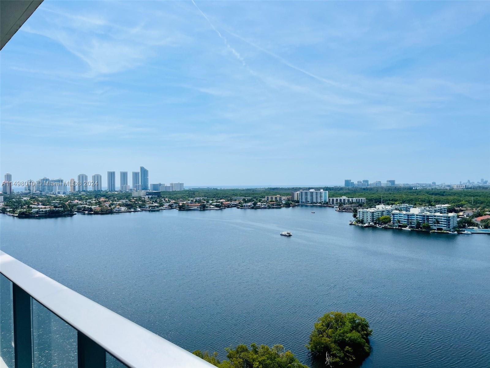 Gorgeous, spacious and furnished unit overlooking the Ocean, Bay and Intracoastal waters. The most desirable floor plan with 3 Bedrooms, 3.1 Bath. Located at Luxury Marina Palms Residences (South Tower). Building features include Spa & Sauna, State-of-the art fitness center, Play room, Clubhouse, Gourmet Kitchen, amazing Bay front Pool, 24 hour Concierge on site and Exclusive Marina with full service yacht club concierge. Unit is tenant occupied, showings available/allowed with 24hs notice.