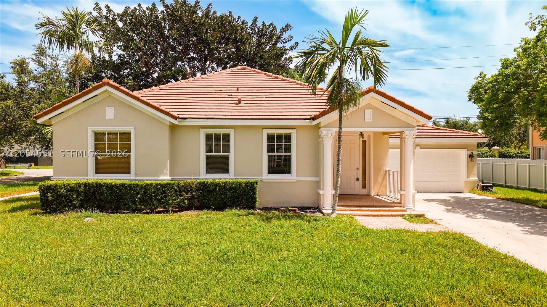 Welcome home to the tranquil and exclusive community of Countryside! This beautifully maintained single-story residence offers the perfect blend of comfort, space, and privacy.
Featuring 4 spacious bedrooms and 2 full bathrooms, this bright and sunny home sits on a desirable corner lot with a large yard and plenty of room to add your dream pool. The fresh interior paint and tile flooring throughout create a clean, modern feel that’s move-in ready.
Enjoy peace of mind with a newer A/C system, while the two-car garage provides ample space for vehicles, storage, or a workshop. Nestled in a picturesque residential neighborhood, this home offers the serenity of suburban living while remaining conveniently close to shopping, dining, parks, and major roadways.
Whether you’re looking for room to grow, space to entertain, or simply a place to relax and enjoy South Florida living, this Countryside gem checks all the boxes. Don’t miss the opportunity to make it yours!