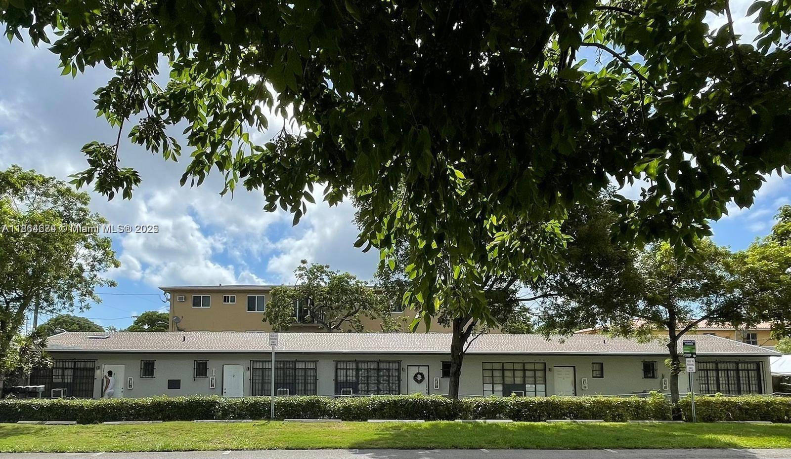 5 units located steps from the Marlin Stadium T-5.  Generates $8,350/mo with all units rented.  2 units have vacated this past week and will go on market within the next week.  Long term tenants in other units.  Location is exceptional right across from the stadium with a totally open area to the West, no neighbors on that side.  All units are the same sized 1/1 each with their own backyard and their own parking space.
