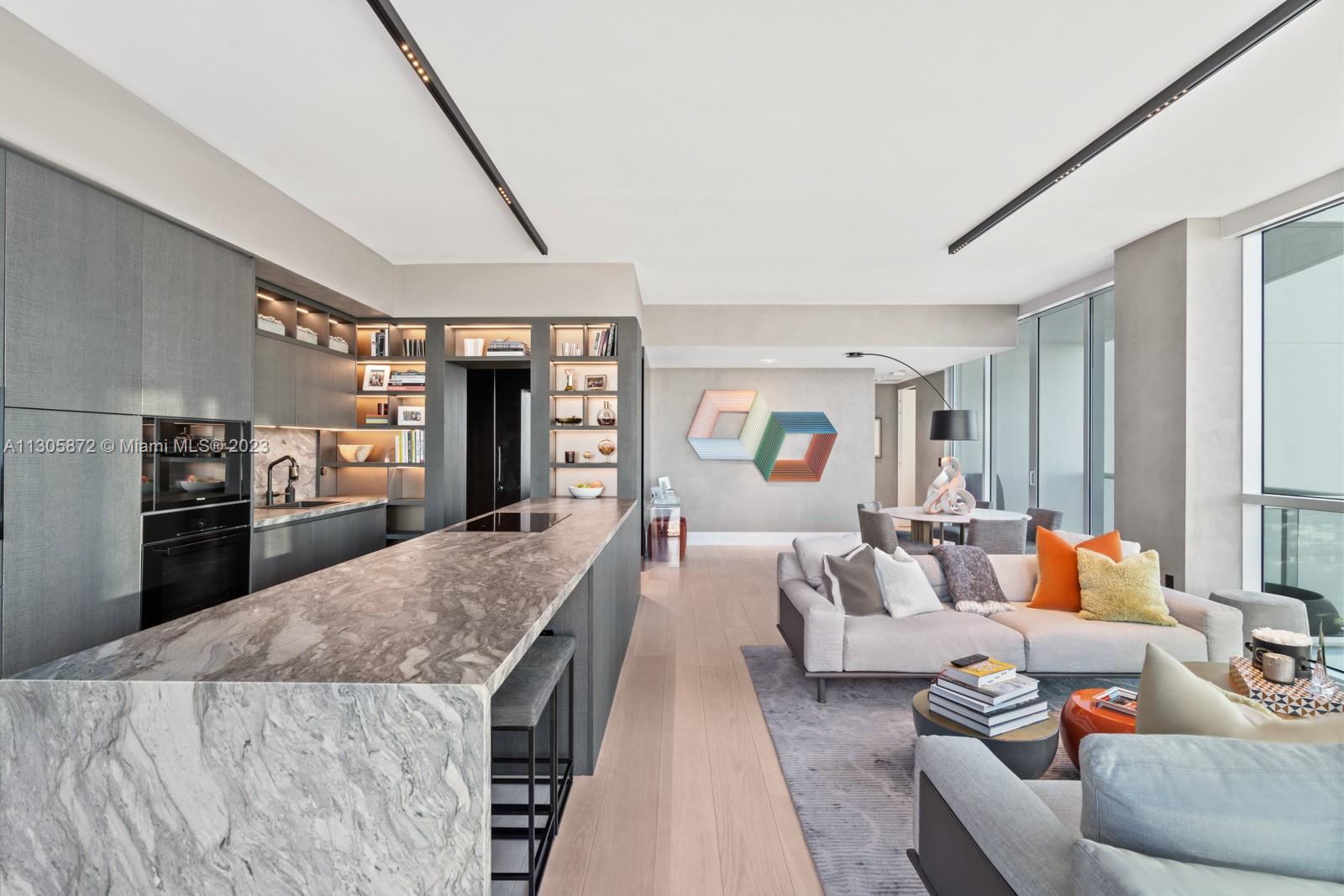 Experience life at its most extraordinary at this dazzling 2-bedroom unit in the coveted Continuum Miami Beach North Tower. Surrounded by ocean, bay, and city vistas that will take your breath away, the artfully renovated home has a private elevator, 4 balconies, gorgeous oak floors, an amenity-rich kitchen, and designer baths.  Residents enjoy concierge services, security, a spa, a fitness club, two pools, tennis, a restaurant, a beach club, and direct access to the sandy white beaches, shopping, dining, and nightlife that have made the celebrated South Beach lifestyle so desirable.