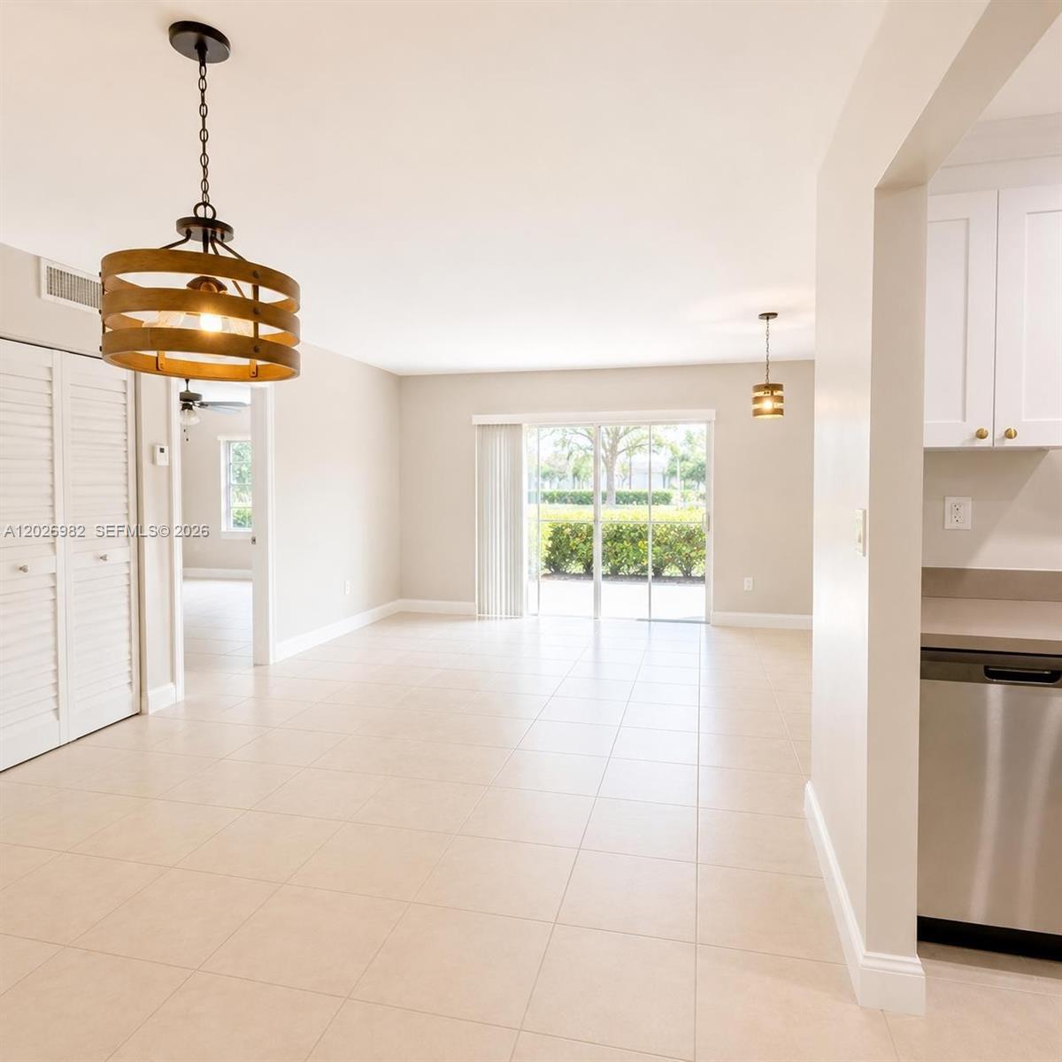 This 1/1/1 unit is wonderfully spacious with a garden view ! Super centrally located in the Dadeland area but with nice green space for peace and tranquility. The units has an updated layout and was just newly painted. Laundry facilities in the building. The community has pool, tennis, and a 100% walkability factor to get to many areas in Miami. Metro is walking distance. Call Agent to come see a very nice unit! Available immediately.