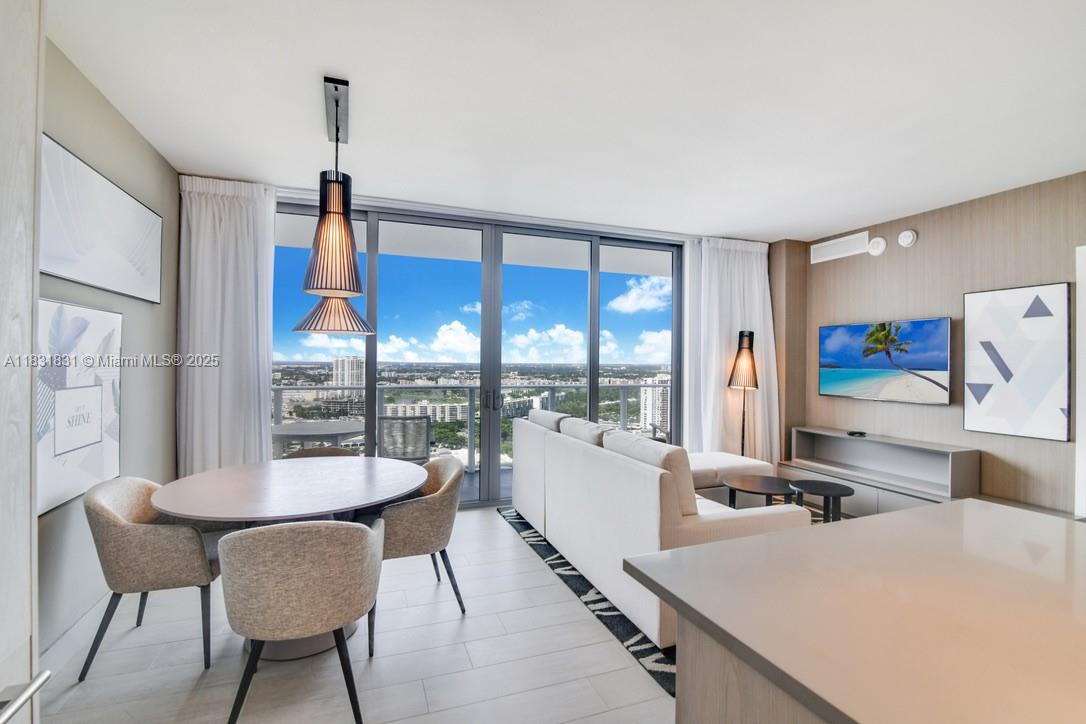 Hyde Beach House is one of the most luxurious condominiums in Hollywood Beach, ideally located on the vibrant Intracoastal Waterway and just steps from the pristine beaches of the Atlantic Ocean. This fully furnished 1 bed, 1.5  baths unit offers stunning panoramic Intracoastal views, a spacious balcony washer & dryer, WiFi, cable TV, a king-size bed in the primary bedroom, and a convertible sofa in the living room. Located on the canal side and facing the beach. Enjoy resort-style amenities including a sports club with tennis and indoor racquetball/basketball courts, two large heated pools, and exclusive access to ETARU Beach Club across the street chairs, towels, umbrellas, and beachfront butler service are part of the building’s services.