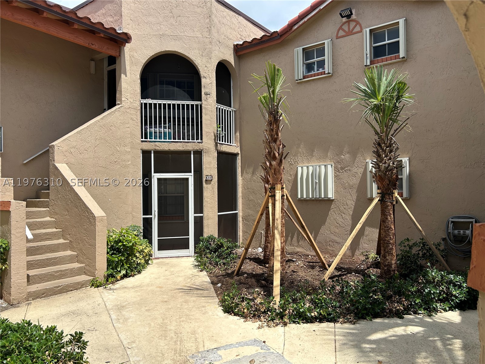 Gorgeous 3 bedrooms 2 Baths on first floor. Courtyard style. In the heart of Pembroke Pines. Features tile floors on main areas and newer wooden laminated on the bedrooms. Washer and dryer in the unit. Walk-in closets. With storage space. Accordion hurricane shutters. Conveniently located near I-75, Pines Blvd, with easy access to shopping, dining, schools, etc. Water is included with Hoa fees. A roof was completed in August 2022 on the building. Per association: Minimum credit score 700. No leasing for the first 24 months. Minimum down payment: 25%.
