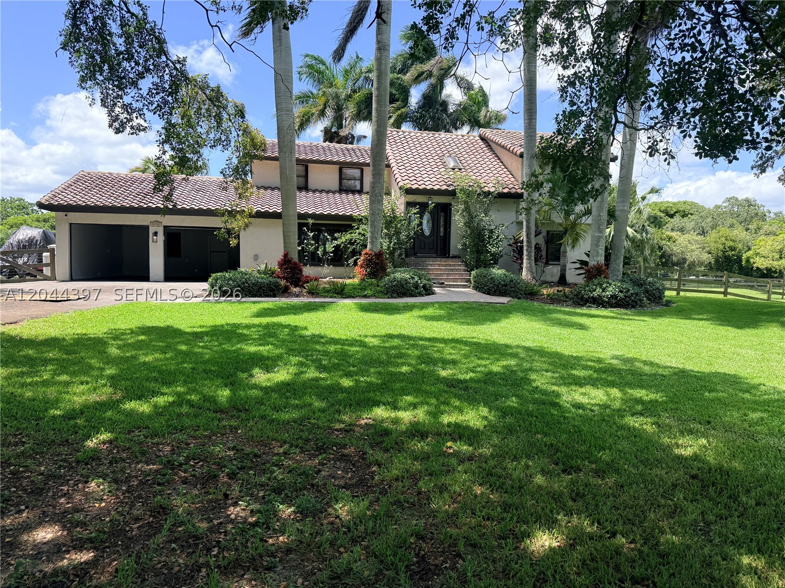 Welcome to your private retreat where you will enjoy complete flexibility and a rare sense of tranquility. 3/4-acre corner lot with ample outside living and storage space and immaculate 300 sq ft private pool. Bright, open, generous living spaces well suited for family gatherings and upscale entertaining. Stainless steel kitchen appliances, granite kitchen countertops, in-house washer and dryer, and tasteful finishes throughout that elevate the home's style and functionality. Water, garbage, pest control, natural gas service, lawn maintenance, and pool maintenance are included. Pet-friendly, your fury friends are welcome. Whether accommodating guests, extra vehicles, boats, or simply enjoying a peaceful living, this property offers extraordinary versatility. This is an exceptional opportunity to live in a move-in-ready luxury home in a highly desirable hidden neighborhood.