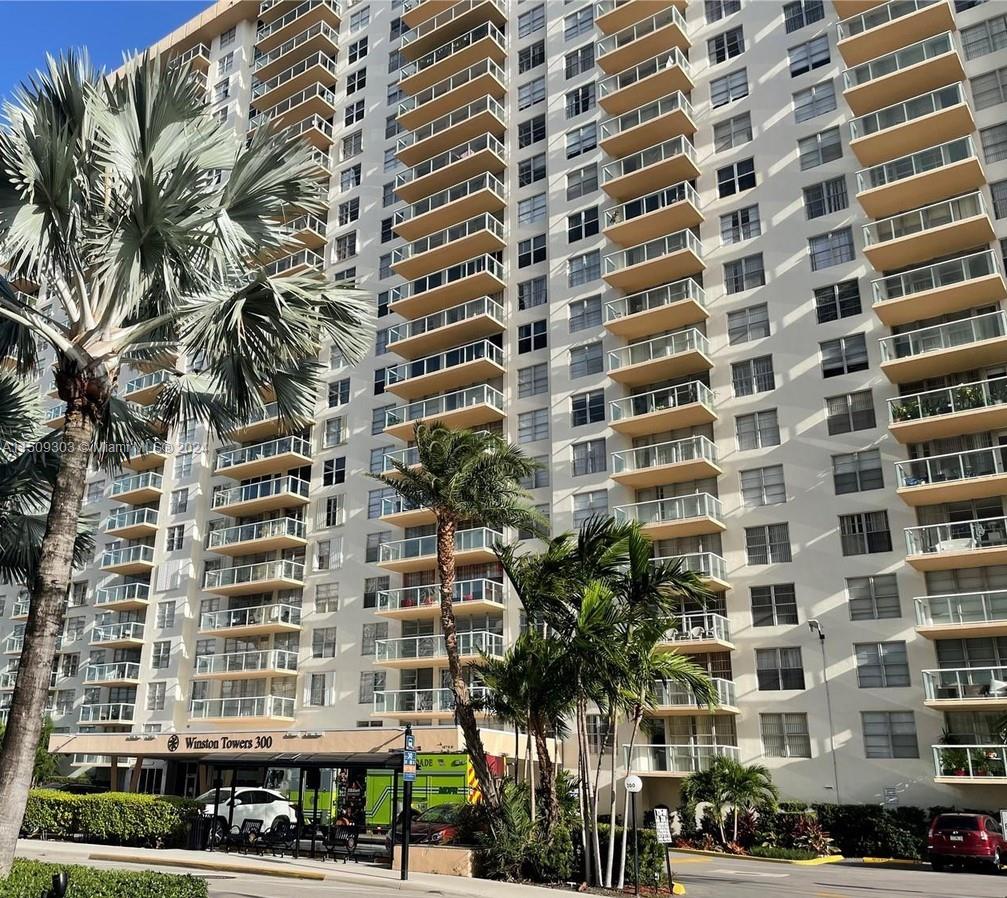 Rarely available most valuable renovated corner unit 2/2 spacious 1856 SF including wraparound terrace to enjoy breathtaking ocean views from every window. Located at the exclusive and desirable Winston Towers 300. Building is fully remodeled, featuring new lobby, new pool and new glass balconies. Breathtaking views of the skyline of Sunny Isles and the ocean from every room. Best layout in the building. Beatuifully renovated- freshly painted, updated kitchen, stainless steel, appliances, marble floors, marble Countertop, large Living room. Steps from the beach, Rated A+ Schools. Amazing amenities - gym, Pool, Sauna, party room, 24 Security. PRIME LOCATION!
