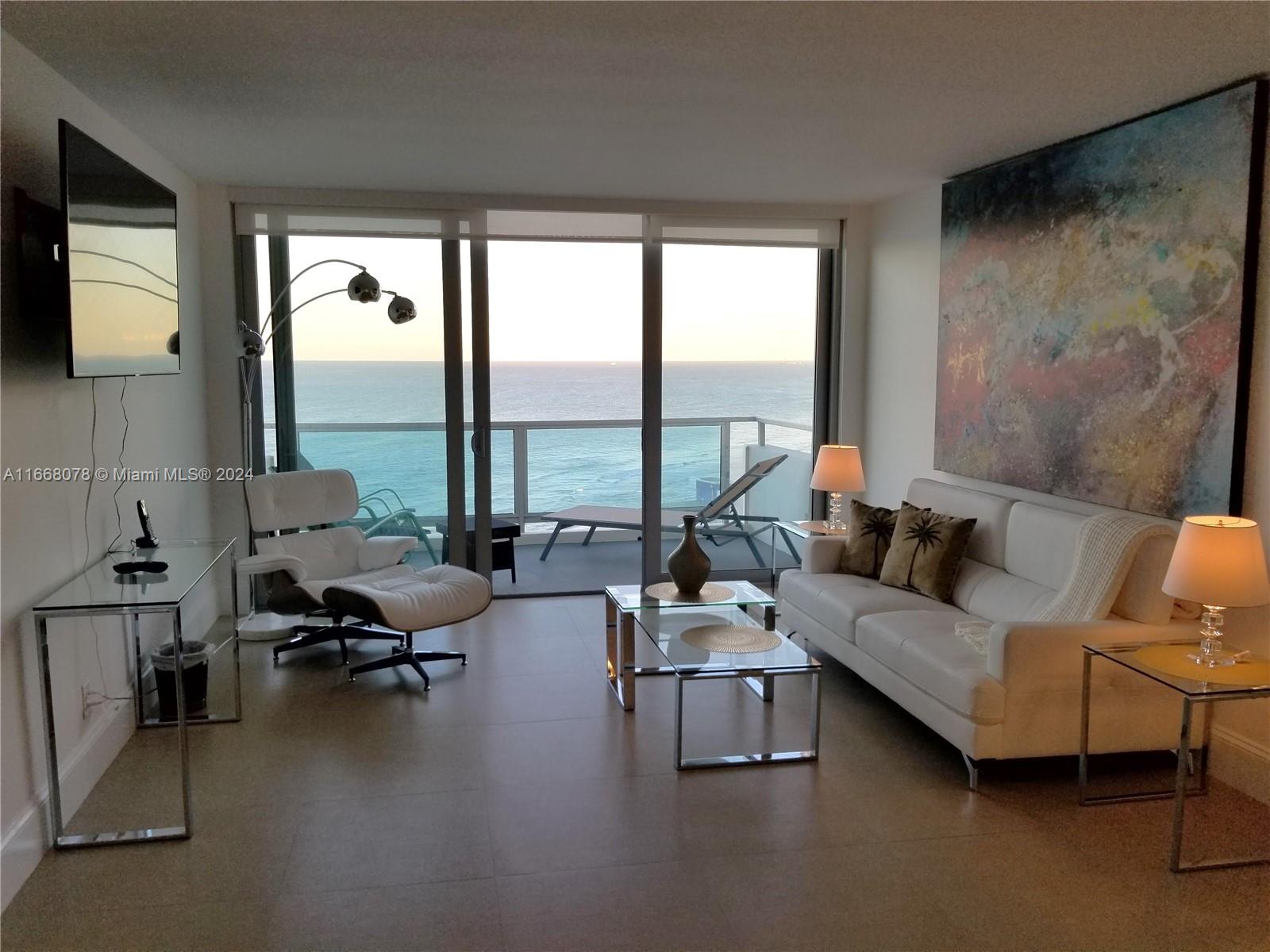 SPECIAL ASSESSMENT PAID IN FULL BY SELLER. DIRECT OCEANFRONT 2BR/2Bth attractive split floor plan with direct ocean views from every room. Assigned parking space included. Perfect as a seasonal getaway or second home with ability to rent monthly, or your full-time residence. Small coffee shop convenience store in lobby. Fitness center & spa. Easy to show, please request on Showing Time.