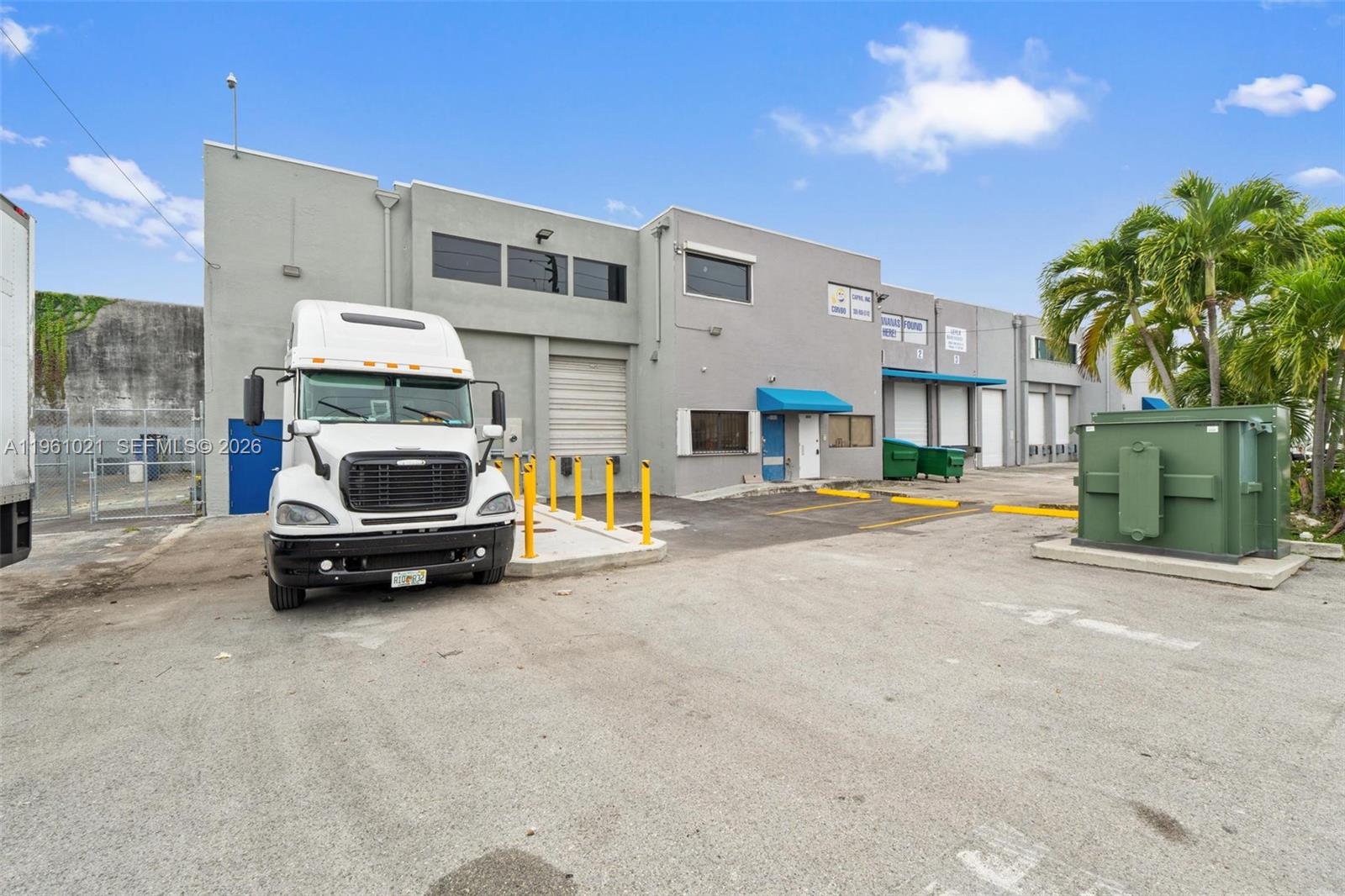 Turnkey 5,138 SF warehouse in prime Medley location. Excellent commercial opportunity in Miami. Property includes a grease trap, commercial kitchen hood, and walk-in cooler already installed. The space has Permanent Certificate of Occupancy issued by Miami-Dade County for interior renovation, ideal for restaurant, catering, food production, or commercial kitchen operations. All city documentation and certifications are available and attached for verification. Ready for immediate operation.
The property features an ADA-compliant elevator already installed, providing access to the second floor of the building. The space is equipped with 440V electrical service and includes a transformer that allow conversion to 220V, making it suitable for a variety of commercial and food service operations.