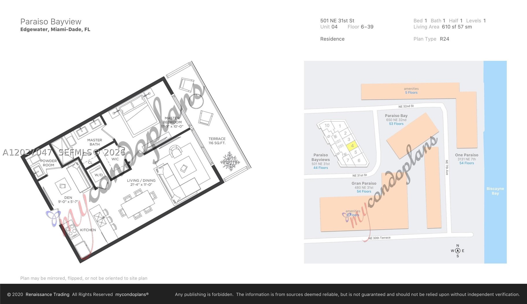 PARAISO BAYVIEWS CONDO - Residential Lease