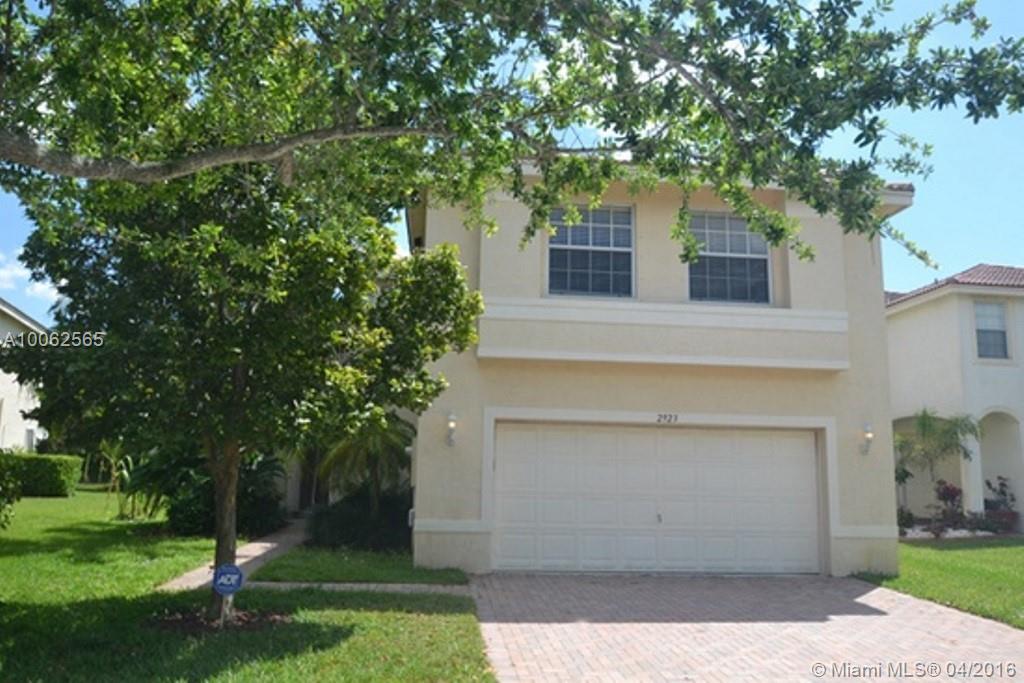 Located in a gated community, this gorgeous home boasts 3beds/2.5 baths PLUS LOFT high ceilings, crown molding, fanlight windows, fans, ceramic tile, wood floors, arch doorways, open kitchen with new cabinets, plus a spacious yard with covered terrace.  Enjoy peace of mind and the best quality ownership for a rental in the area. ONLY ONE MONTH DEPOSIT REQUIRED for qualified tenants. One or Two year leases welcome in this beautiful home. Easy to show - Vacant.