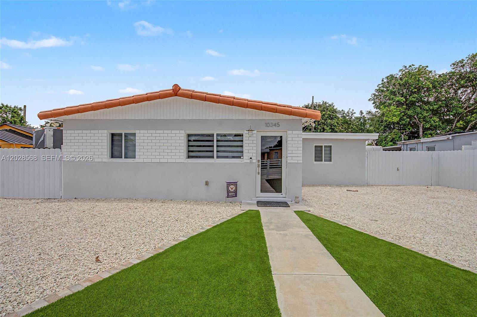 Stunning Fully Upgraded Miami Oasis – Turn-Key & Ready for Entertaining! Welcome to this beautifully renovated single-family gem in the heart of Miami! Offering 3 bedrooms and 1 bathroom, perfectly blends modern interior luxury with an unparalleled outdoor living experience. —this spectacular property will not last! Step inside to discover a bright, open floor plan featuring porcelain tile flooring,  & contemporary shaker-style interior doors. includes finished ceilings, upgraded lighting, and stylish zebra-style blinds on all windows. Home is fully equipped with impact-resistant windows and doors, alongside a newer central A/C system. Features an upgraded kitchen complete with new cabinetry, quartz countertops, and newer appliances. The completely remodeled bathroom boasts high-end finishes and a seamless glass shower enclosure. A washer and dryer are also included for your convenience. The backyard is an absolute showstopper, meticulously designed for family fun and hosting unforgettable gatherings. Outdoor space has been beautifully manicured with low-maintenance gravel, paving the way for effortless entertaining. Outdoor kitchen fully equipped with a gas range, refrigerator, for cooking under the stars. A beautiful gazebo perfect for lounging and an above-ground pool to cool off on warm Miami days. An oversized 20'x10' storage shed is included. Completely fenced. This turnkey masterpiece offers the perfect Miami lifestyle. Schedule your showing today before it’s gone!