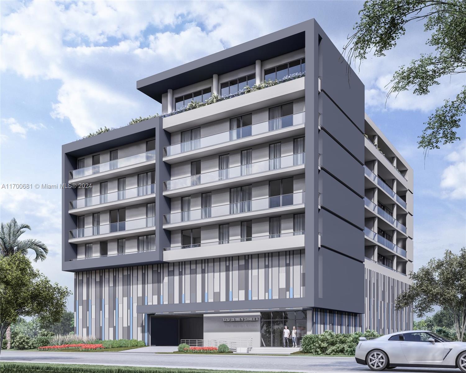 13,550 SF of land consisting of two parcels, zoned FH-2, EAST of FEDERAL HWY! BY YOUNG CIRCLE, DOWNTOWN HOLLYWOOD 15 MIN TO INT'L FT LAUD AIRPORT. Very nice neighboring buildings and new projects coming up in a very hot area of the city. Project: 24-unit multi-family building consisting of 12 2/2 units, 4 1/1.5 units and 8 1/1 units, with swimming pool over structured parking, and gym and social room on rooftop. Architectural plans developed by renowned Kaller Architecture. Layout and elevations only – no engineering plans yet. Not submitted to City of Hollywood for preliminary review yet. 
One of the parcels has fourplex building in good condition including 2 recently renovated units. Generating monthly income of approximately $6,000/M while development is underway. ONLY SOLD TOGETHER.