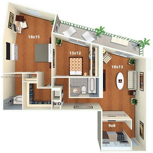 AVAILABLE 08/12. Photos may be from another floor, but are the same line. The Bay Parc community is located in walking distance of Downtown Miami's many wonderful attractions. Bay Parc features newly renovated amenities and common areas, a variety of floor plans with granite counter tops, SS appliances, hardwood floors and in-unit washer & dryer. Move in cost are 1st month + $1500 deposit. Parking cost $125 p/m. *FAST APPROVAL! (NOTE: Rental rates are subject to change depending on move-in date and lease term. Advertised rate is best rate and maybe on leases longer than 12 months. Proof of income greater than 3x 1 month's rent is required and minimum credit score of 620 or higher in order to be approved).