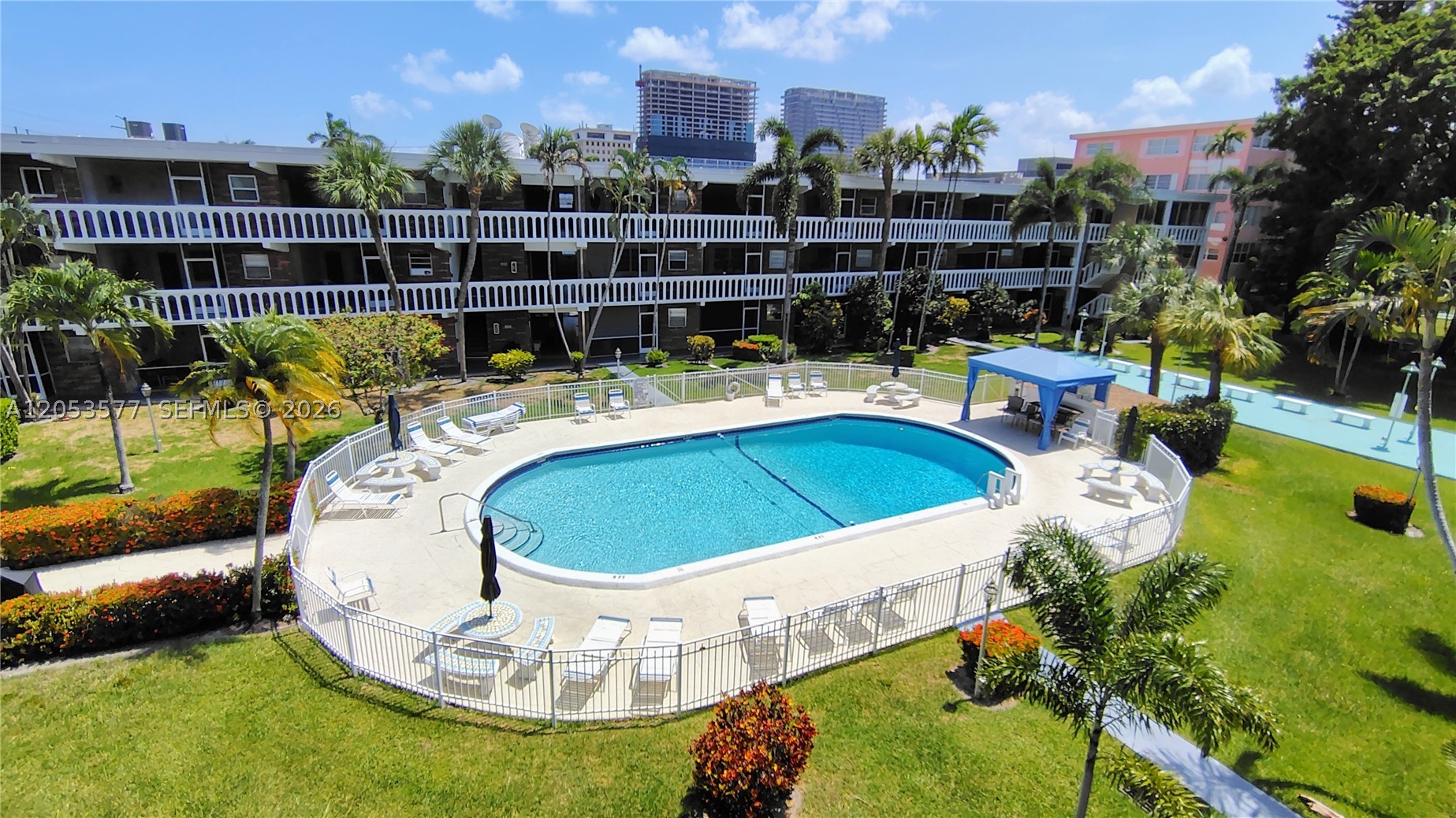 Welcome to your 1/1 unit in the desirable Eldorado Plaza East community of Hallandale Beach! This well-maintained residence is located in a welcoming 55+ community, offering comfort, convenience, and a relaxed South Florida lifestyle. Ideally situated just minutes from the beautiful beaches of Hallandale Beach, this home places you close to premier shopping, popular restaurants, grocery stores, and entertainment. Whether you're looking for a year-round residence or a seasonal getaway, you'll appreciate the unbeatable location and easy access to everything you need. Easy to show.