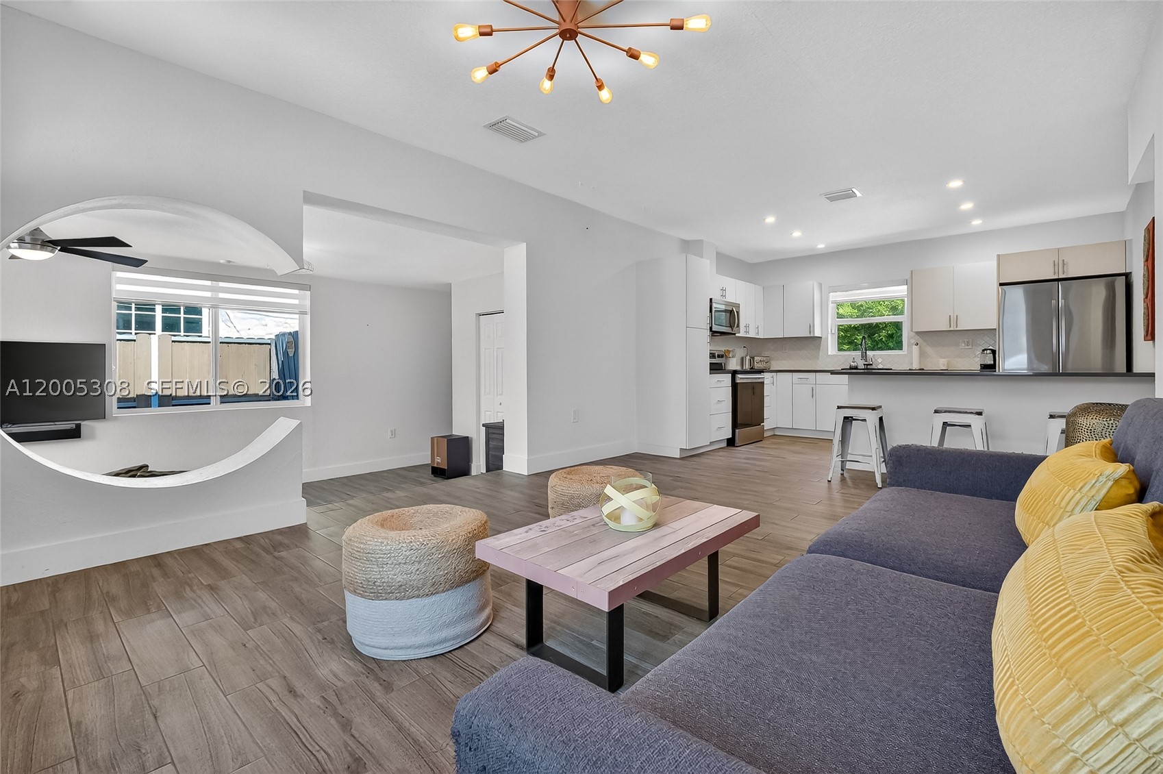 This is the one you’ve been waiting for. A bright, open-concept layout designed for real life , room to play, room to work from home, room to study, and a kitchen that flows seamlessly into the living and dining areas so you’re never missing a moment. Step outside to a large, fully fenced backyard — ready for a swing set today and a pool tomorrow. Pet-friendly. Kid-approved. But what really sets this home apart, the street. NW 109th is one of those quiet, low-traffic blocks where neighbors have been here for years and actually know each other. The kind of block where kids ride bikes and people wave from their driveways. And when you’re ready to get out — you’re steps from the best Miami Shores has to offer, Miami Shores Aquatic Center — exclusive resident access with competition pools, waterslides & swim lessons, Fitness center, tennis, basketball & more, Miami Shores Country Club, Year-round sports leagues, parks & community events. *Images include virtual renderings. Pool and outdoor features are for illustrative purposes only.