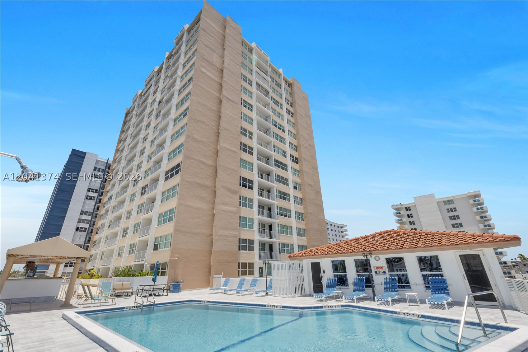 This spacious unit has sweeping views of the intracoastal waterway, directly across A1A from the Atlantic Ocean. You already have the views, now imagine designing this fantastic space with your own special touches. All hurricane impact windows throughout unit. Assessments have been paid, certification done. Unit has covered parking, extra storage, lobby renovated, beautiful pool deck overlooking the intracoastal, exercise room, meeting/social room. Updated security with access to building, pool, amenities from your phone. This is one of the best locations on Hollywood Beach with Award-Winning Broadwalk steps away. Pristine beaches, boating, fishing, restaurants, entertainment, houses of worship, airports, seaports, sports arenas, world-class shopping, Margaritaville, Gulfstream Village, Hard Rock Guitar Hotel, Water Taxi, Circuit electric shuttle to take you up and down the beach or to downtown Hollywood. This truly is paradise!