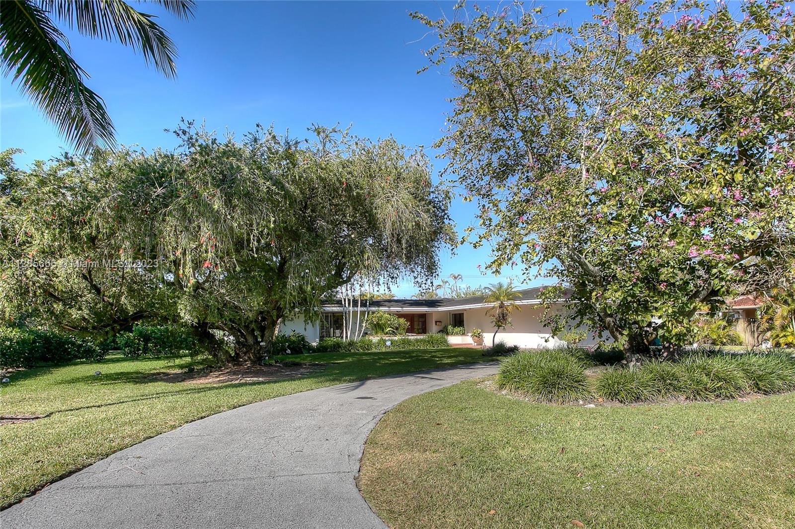 Prestigious Baptist Hospital neighborhood. Located on Cul-de-Sac with 25,353 sq ft lot.  Newly resurfaced pool, two central a/c, the one in the main area is new. New water heater and 5 yr. old roof.  Updated bathrooms and kitchen, wood cabinets, granite counter tops and stainless-steel appliances.  Private living room and dining room. Open floor plan, Florida room and kitchen overlooking the pool. An Atrim giving light to this bright and spacious 3,878 sq ft home.  Four sizable bedrooms, 2 full baths and one-half bath.  Office space and a 2-car garage.  Plenty of space to entertain and make this your happy home.