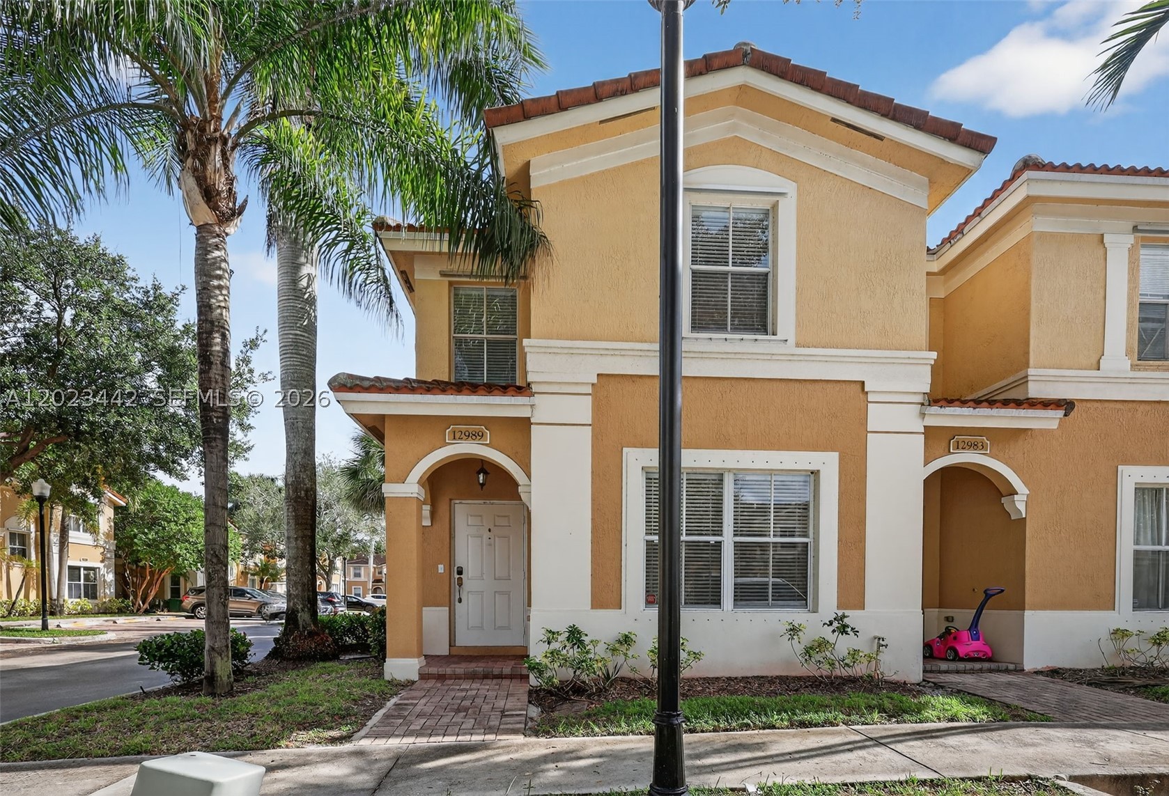 Welcome to this beautifully maintained 3-bedroom, 2.5-bath townhome located in the highly sought-after gated community of Melrose Point at Monarch Lakes. This spacious two-story residence offers an open and functional floor plan with abundant natural light, a comfortable living and dining area, and a well-appointed kitchen ideal for everyday living and entertaining. All bedrooms are located upstairs, including a generous primary suite with walk-in closet and private bath. Enjoy a private patio perfect for outdoor relaxation. Community amenities include a resort-style pool, clubhouse, and fitness center. Conveniently located near major highways, shopping, dining, and top-rated schools. A perfect blend of comfort, convenience, and value in the heart of Miramar.