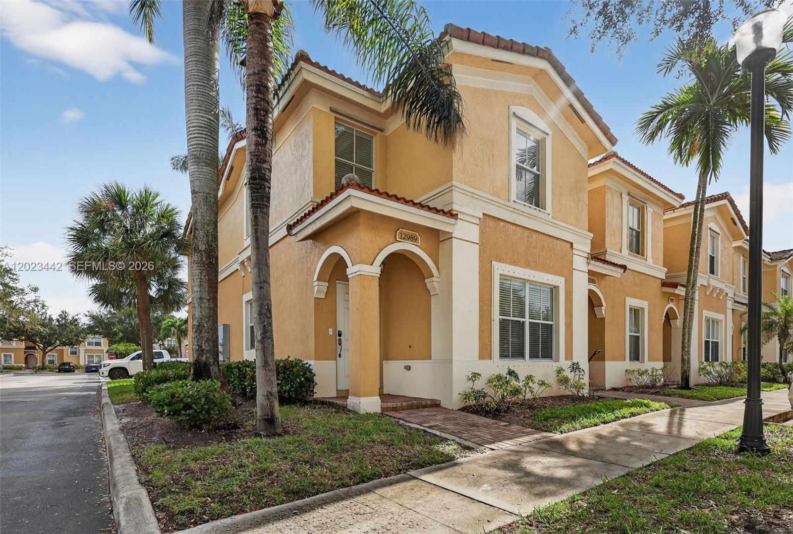 Welcome to this beautifully maintained 3-bedroom, 2.5-bath townhome located in the highly sought-after gated community of Melrose Point at Monarch Lakes. This spacious two-story residence offers an open and functional floor plan with abundant natural light, a comfortable living and dining area, and a well-appointed kitchen ideal for everyday living and entertaining. All bedrooms are located upstairs, including a generous primary suite with walk-in closet and private bath. Enjoy a private patio perfect for outdoor relaxation. Community amenities include a resort-style pool, clubhouse, and fitness center. Conveniently located near major highways, shopping, dining, and top-rated schools. A perfect blend of comfort, convenience, and value in the heart of Miramar.