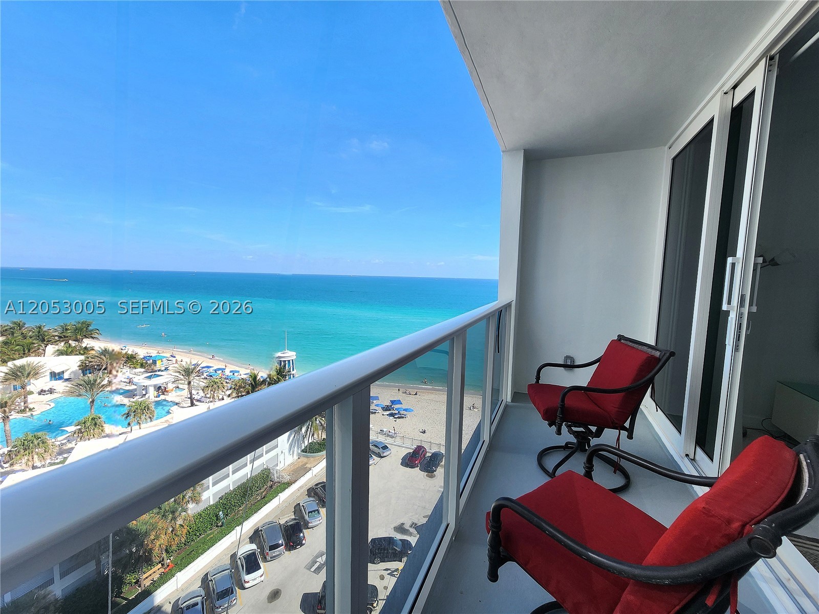 OCEANFRONT, W WIDE OCEAN VIEWS FROM THE RENOVATED INTERIOR and OPEN BALCONY w NEW GLASS RAILING. 50 Year Certification In Process, Large New Hurricane Windows and Floor to Ceiling Sliding Glass Doors, In Condo Washer/Dryer, Nicely Furnished.  You've Probably Thought About Living On The Beach ~ At This Price This Beautiful Condo Is Your Opportunity!  If You're Not Able To Live Here Full Time Don't Worry.  You Can Lease 12x/Year, 30 Day Minimum. Enjoy A Beach Lifestyle and Lease It To Offset Expenses. ~ Located In Between Fort Lauderdale and Miami Beach, Publix Grocery Across The Street, Walk To Restaurants, Close To The Hollywood Beach Broadwalk.  Maintenance $849.63/mo, Assessment Approx 140 Payments Left $370.36/mo.  Buyer Continues Payments After Closing.