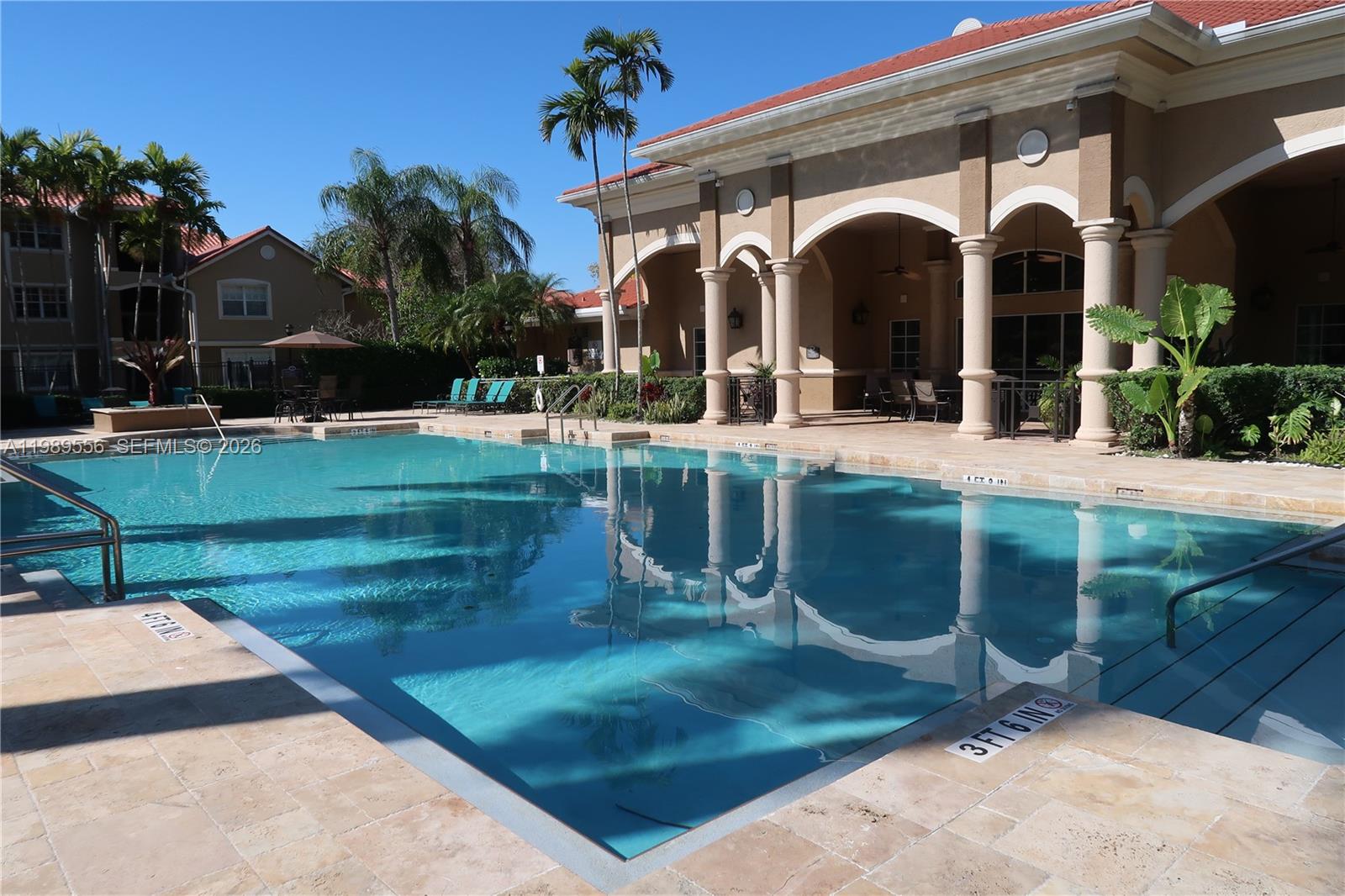 Beautiful 2-bedroom 2-bathroom condo located on the first floor in the desirable Marquesa community in Pembroke Pines. This well-maintained unit features a spacious layout with plenty of natural light and a serene canal/lake view. The A/C unit was replaced in 2023, providing efficiency and peace of mind. 
Enjoy resort-style living in a gated community with great amenities, including a swimming pool, fitness center, clubhouse, playground, BBQ/picnic areas, and more...
Excellent location just minutes from major highways, shopping centers, restaurants, hospitals, and entertainment, including Pembroke Lakes Mall and nearby retail and dining options.
Great opportunity for investors! 
**CONDO HAS RESERVES**