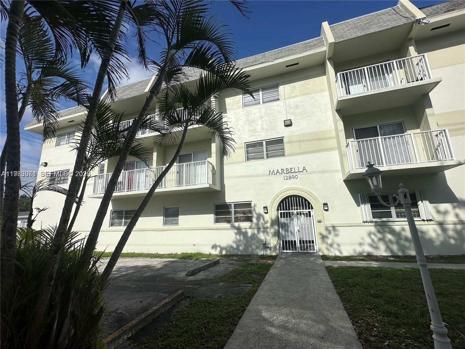 Spacious first floor unit, fully tiled, with plenty of closet space. Complex fully gated with secured gate exterior entrance with a second gated entrance to units. One assigned parking space. Centrally located near shopping, dining, museum and beaches.The unit is currently rented for $1600. Great for investors!!