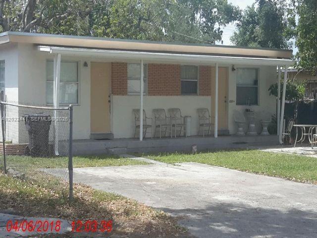 Duplex with each side having one bedroom and one bathroom. Wall unit A/C's Needs to be updated. Separate electric meters. Showings only on Saturday