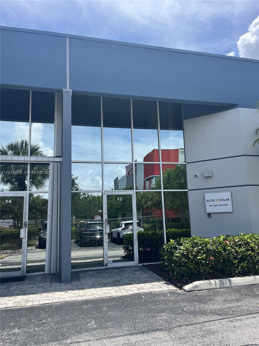 Excellent opportunity to own a 2,050 SF two-story flex-space industrial condominium within the highly sought-after South Dade Business Centre. This "Class B" CBS construction unit, built in 1989, features a functional layout ideal for office, warehouse, or light industrial use. The interior boasts professional office finishes and a newly remodeled modern bathroom, complemented by polished concrete floors in the warehouse area. Logistics are streamlined via one 10'x12' rear-loading street-level door and a high clear ceiling height (16'-18'). The property is zoned I-UC (Industrial District Conditional, Miami-Dade County) and is independently metered for electricity, water, and sewer. Residents benefit from a well-maintained business park environment where the $330.00 monthly association fee covers exterior maintenance, building insurance, management, and capital reserves. Parking is available on a first-come, first-served basis with additional guest parking provided. Association approval is required.