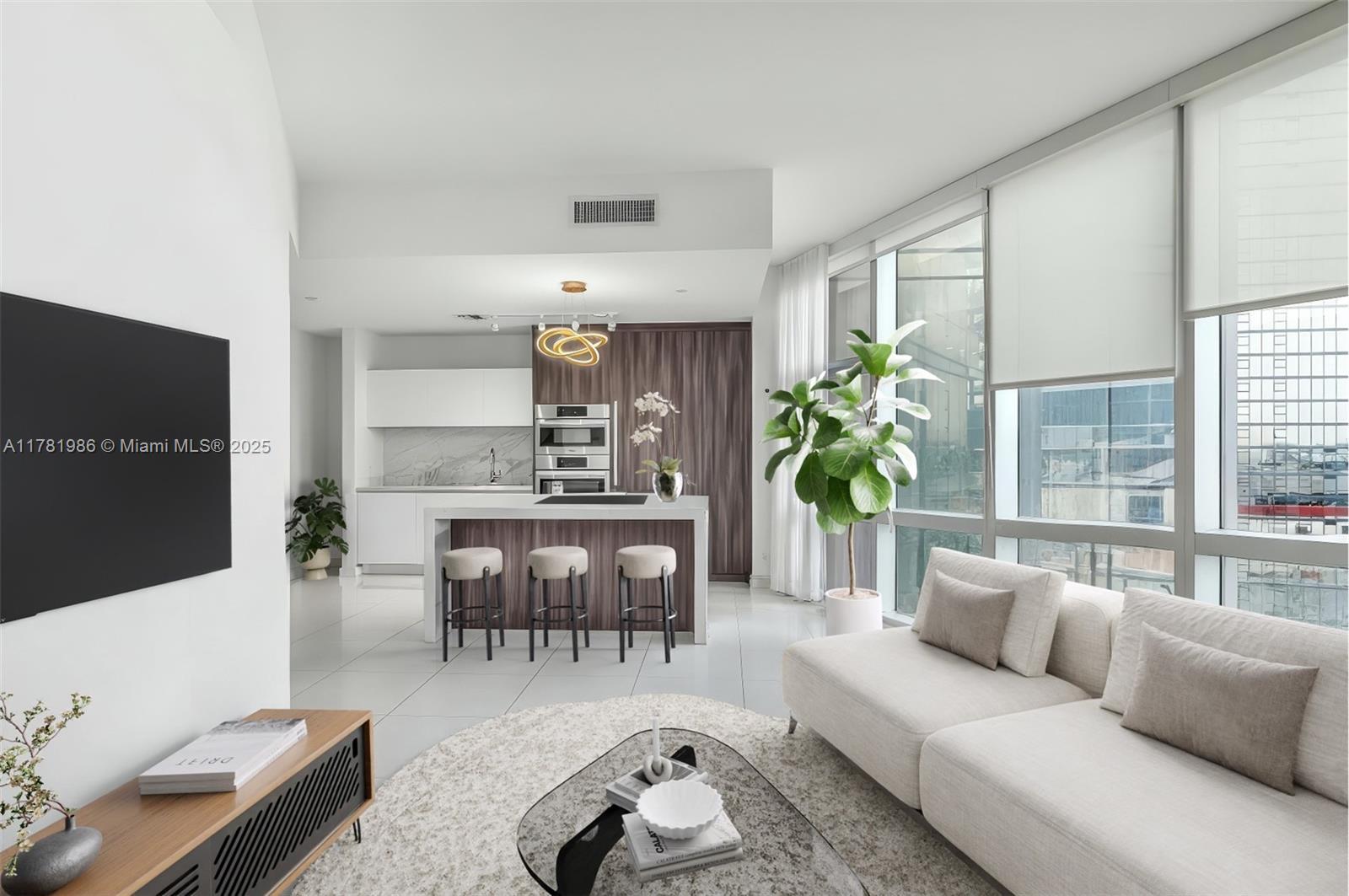 Welcome to Prestigious Paramount Miami World Center in the heart of Downtown Miami. Experience luxurious living in this stunning apartment. This residence offers exceptional amenities and a prime location, creating the perfect urban oasis. The modern layout features high ceilings and floor-to-ceiling windows, showcasing breathtaking views of the Miami skyline. It comes equipped with top-of-the-line BOSCH stainless steel appliances and sleek cabinetry. Residents enjoy access to a state-of-the-art fitness center, spa, multiple pools, a sky deck, and a private movie theater. This apartment is within walking distance of Miami’s finest dining, shopping, and entertainment venues and just minutes from major highways and Miami International Airport.