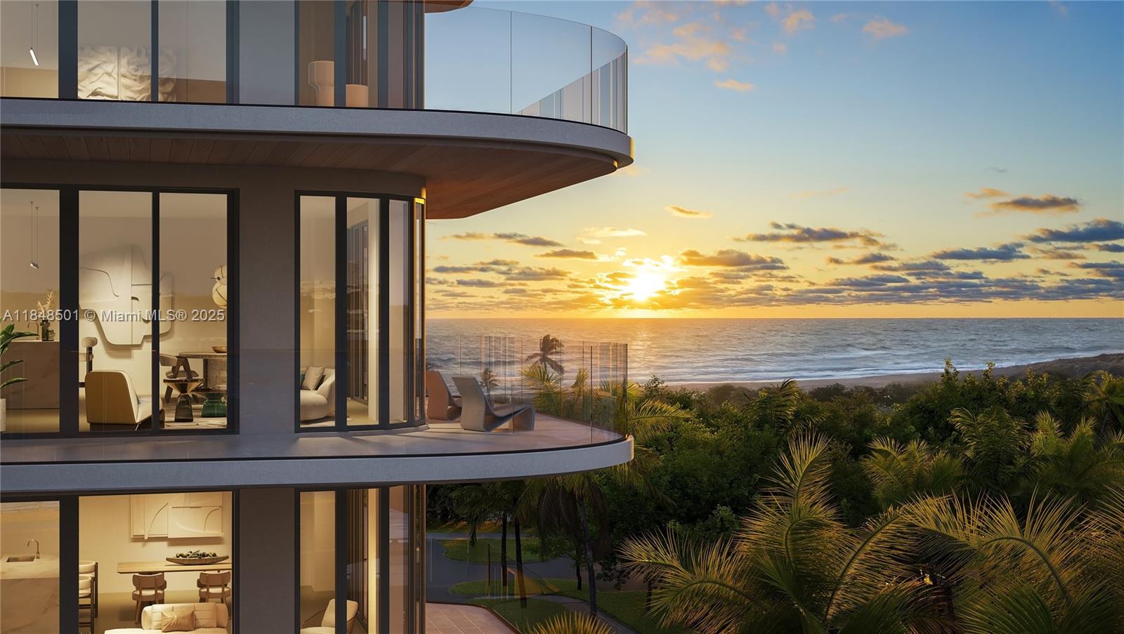 A new pinnacle of luxury is rising along Hollywood Beach’s prestigious shoreline. Hollywood Moon, located at 901 South Ocean Drive, will offer an exclusive residential experience unmatched in South Florida. Designed as a testament to architectural innovation, this development seamlessly blends contemporary elegance with the natural beauty of its coastal surroundings. This boutique development comprises just 48 residences across two sculptural towers featuring 1, 2 and 3 bedroom layouts—with den options, granting residents sweeping Atlantic Ocean views to the east and serene Intracoastal Waterway vistas to the west. Amenities include infinity edge pool deck, wellness spa, elevated fitness center, private clubhouse & business center, sunset terrace, and open air moon lounge.