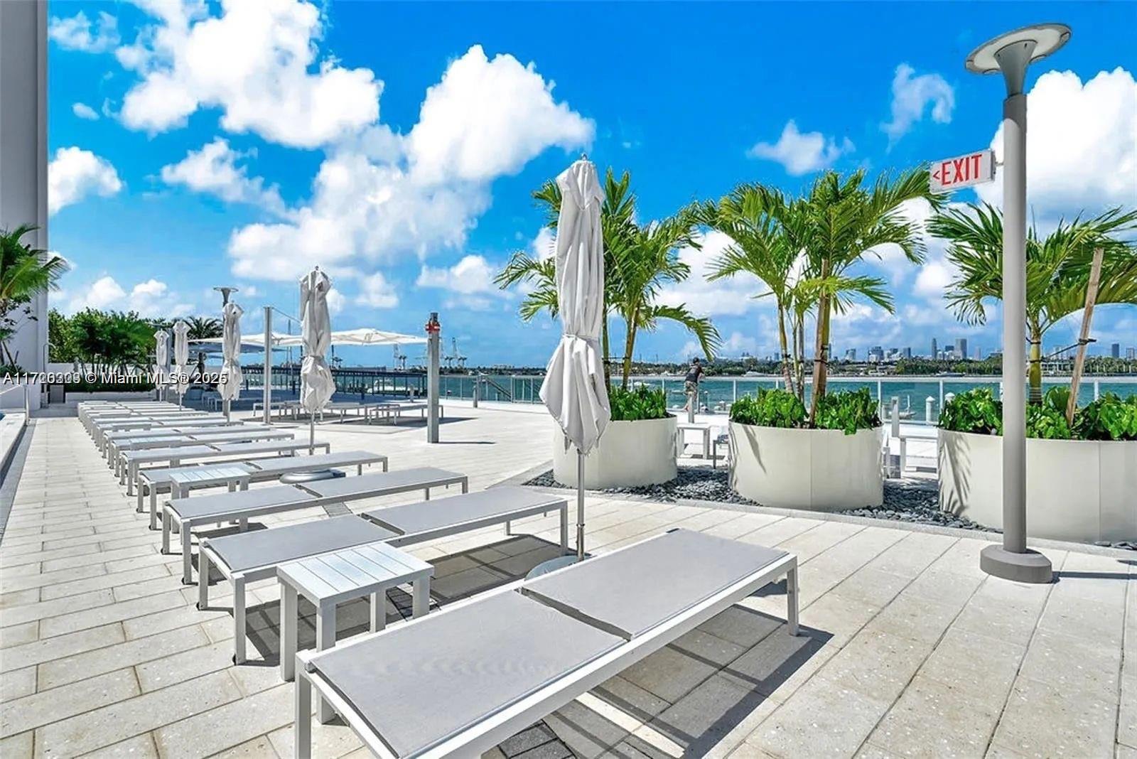 Rarely available unit on ground floor! Stunning Direct Bay Views & the sunset from this immaculate corner unit at the luxurious Mirador 1000. 1BR/1.5 BA . Enjoy the largest balcony in the building with Unparalleled Skyline Views. Fully Renovated unit,High ceiling, new kitchen, and washer and dryer. Water Views from every room. Double sliding balcony doors and windows , private exit directly from the balcony into the brand new pool-deck and jacuzzi, no need to take elevators. 
Building Features: 24-Hr Concierge, Security, 5000+ sf Fitness Center, Convenience Store, Spa, Hair Salon. Walking distance to Whole Foods, Restaurants, Coffee Shops, Lincoln Rd, and the Beach, within 15 minutes of Wynwood, Downtown, Design District, and MIA. Assessment paid in full by th seller.