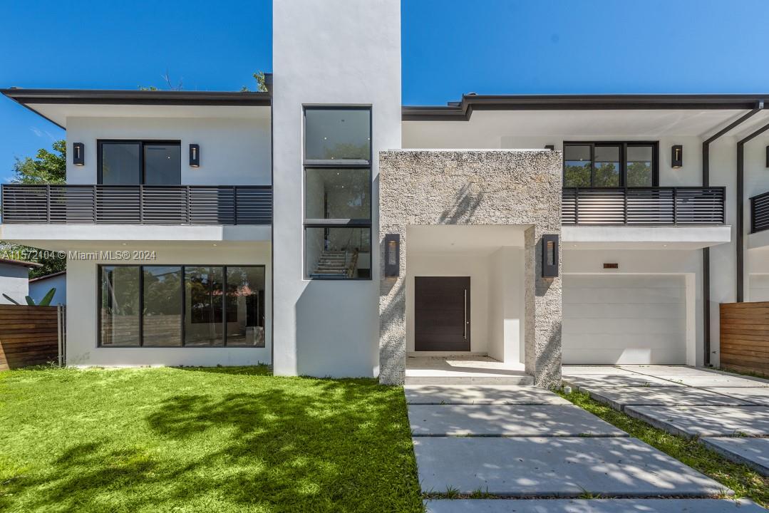 Just hitting the market, property for sale at 3167/3157Shipping Avenue, Miami, FL, USA. 2 new townhouses selling As Is. Each has 4 bedrooms/4 bathrooms/1 half bath. They have central A/C, 2 car garages, a porch with a covered terrace, and a pool.