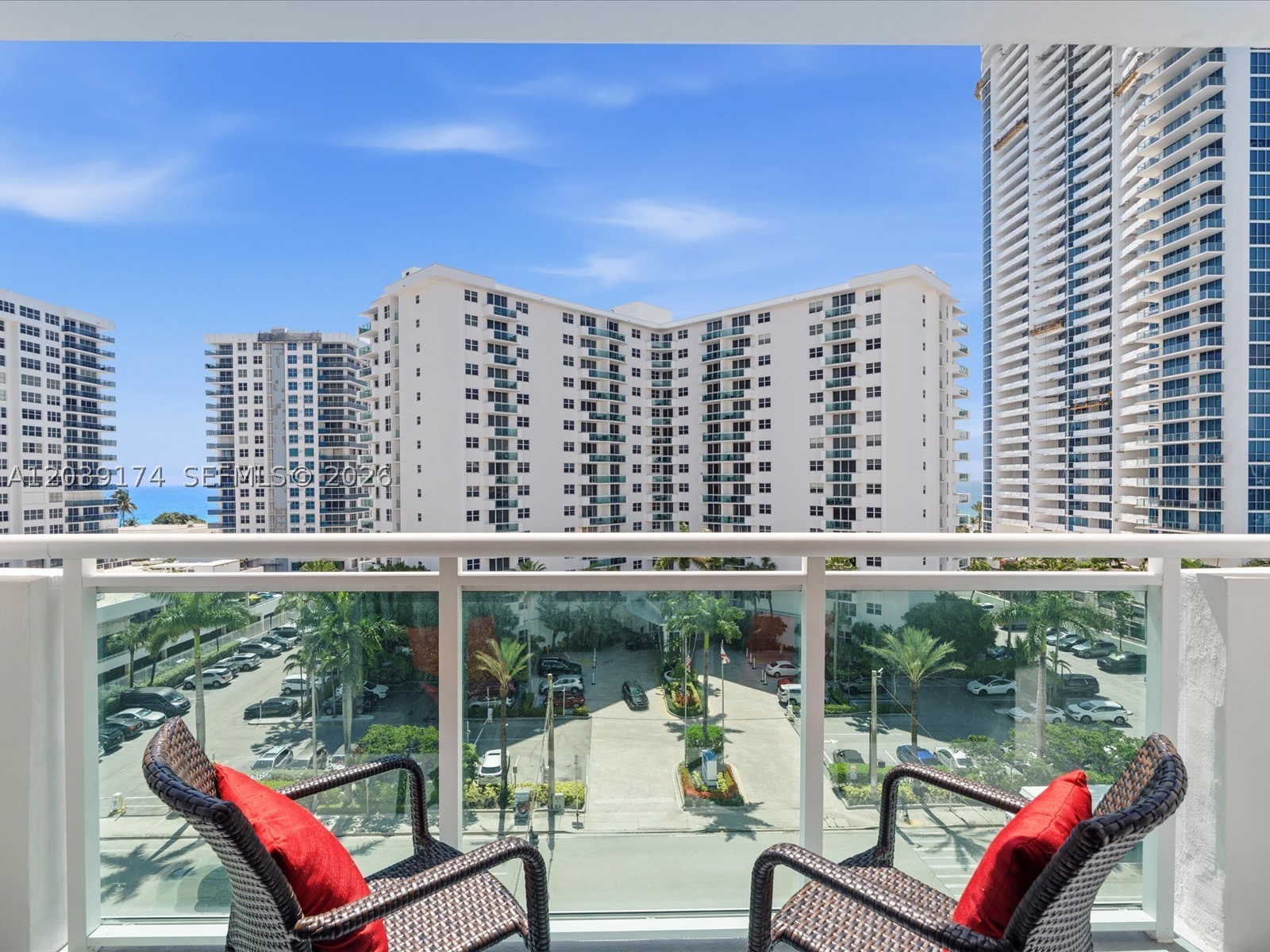 Very nice large 1 bed/1.5 bath condo on the Intracoastal side across from the ocean with direct private beach access in the Luxury Oceanfront Community with resort-style amenities: 2 heated swimming pools (intracoastal and oceanside) & hot tub with waterfall, large sand area with plenty of lounge chairs & cabanas surrounded by palm trees & Tiki bar  with grilling area, sauna, steam room, 2 fitness centers, entertainment room with pool and ping-pong tables, business center, convenience store, 24 hour security and concierge.

The unit is facing east with partial ocean view with plenty of closet space, with high impact hurricane proof windows and doors. Unit comes with 2 unassigned parking spaces if 2 people are on the deed or on the lease. Monthly maintenance includes internet, cable, water, A/C, 24 hour lobby security, valet parking and secured access. Recent upgrades include newly beautifully redone amenities. Prime Hollywood Beach location, Close to Shops, Dining, Hollywood Boardwalk, Airports, Casinos, Publix.
Building has passed the 50year inspection. Excellent investment - OK to lease right away – up to 2 times per year - 6 months minimum. Or use as a primary or vacation home.

Great opportunity, easy to show—schedule your private showing today.