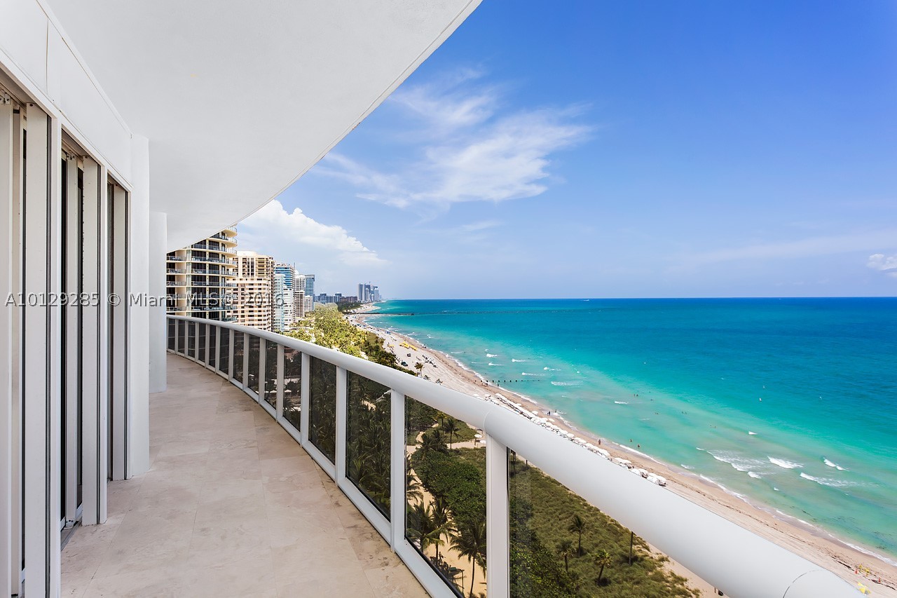 This bright and spacious 4BR/5+1BA has floor-to-ceiling windows throughout, providing captivating panoramic oceanfront views from every room. Create your own dream home with an elevator that opens straight to this oversized 5,010 SF unit.  The expansive master suite features an ample sitting area, large his and hers walk-in-closets, and two master bathrooms with separate tub and shower. Enjoy the spectacular ocean views from the breezy wraparound balcony!