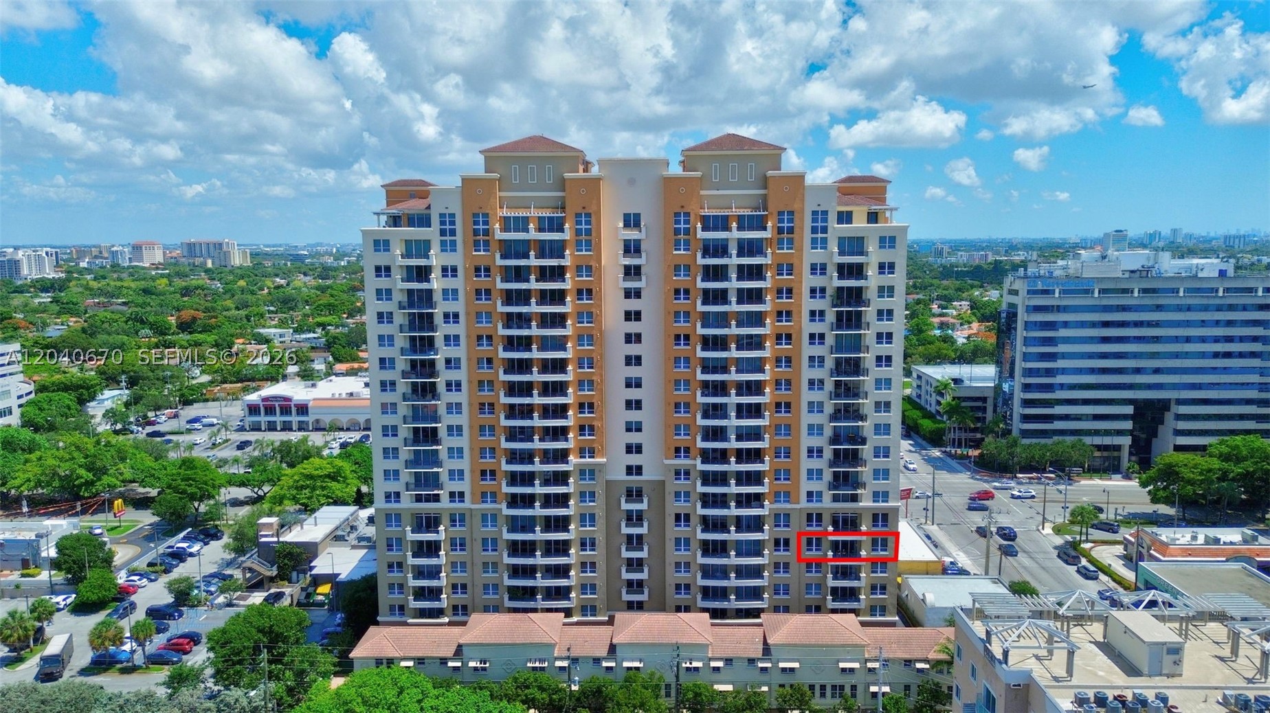 Best-priced 3-bedroom, 3-bathroom residence in Gables Marquis! This beautifully renovated corner condominium offers exceptional value and features numerous upgrades completed within the last three years, including new flooring and modern appliances. Boasting impressive 11-foot ceilings, this spacious residence is filled with natural light and offers an ideal floor plan featuring a formal dining area, an updated kitchen with premium appliances and a wine cooler, and two private balconies perfect for relaxing or entertaining. The unit is being sold with two assigned parking spaces—one conveniently located on the same floor as the residence—as well as a private storage unit, a rare and valuable combination near Coral Gables.  Location is everything, and Gables Marquis delivers. Enjoy the convenience of being just steps from Miracle Mile, shopping, restaurants, and a Winn-Dixie directly across the street. Minutes away from Coral Gables, Coconut Grove, Brickell, Key Biscayne, and Miami International Airport, this central location offers the very best of Miami living.  Whether you're seeking a primary residence or an investment opportunity, this is one of the best values currently available in Coral Gables. Don't miss this exceptional opportunity!
