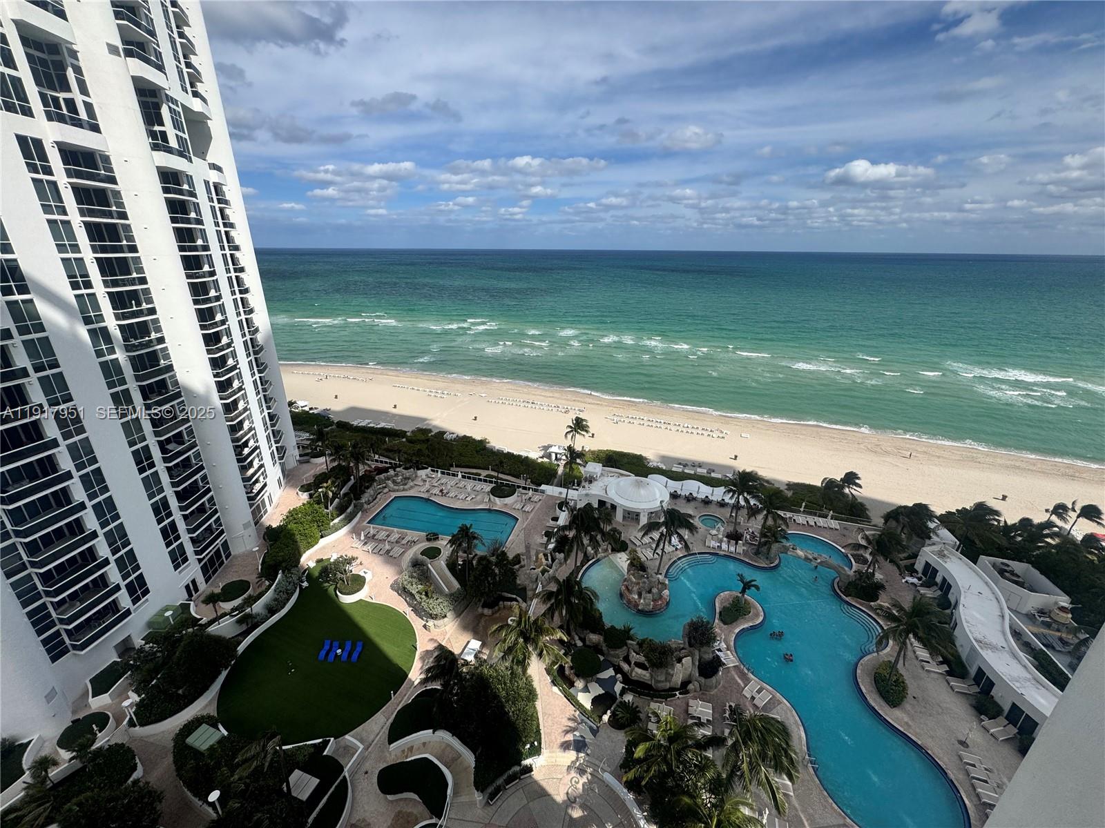 Direct Ocean View Junior Suite at Trump International Beach Resort! Experience luxury and income in one. This fully furnished condo suite features an open balcony with breathtaking ocean and city views, modern bathroom, kitchenette, washer and dryer and private owner closet—ideal for personal stays or daily rentals. Enjoy world-class amenities: full-service spa, beauty salon, valet parking, maid service, kids’ club, 4 restaurants, tennis courts, cabanas, and full beach & pool service (chairs, umbrellas, towels, food & drinks). Located near Aventura Mall and Bal Harbour Shops. Condo hotel—live when you’re in town and earn income while you’re away!