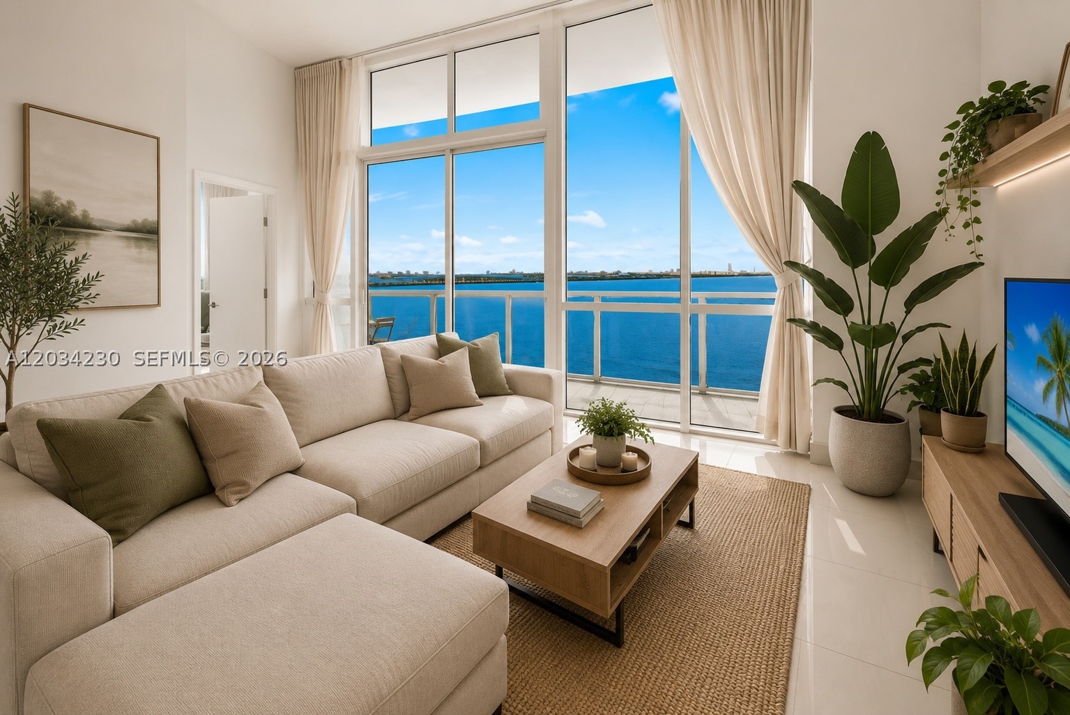 Rarely available direct ocean-view residence in one of Edgewater’s most exclusive boutique waterfront buildings with only 118 residences. This 2-bedroom, 2.5-bath home offers 1,331 SF of interior living space and is one of the few residences featuring soaring ceilings just under 15 feet high, creating an extraordinary sense of volume and natural light. Floor-to-ceiling impact glass frames breathtaking water views and seamlessly blends indoor and outdoor living. Conveniently located on the same level as the resort-style amenity deck, residents enjoy easy access to the waterfront pool, fitness center, and landscaped outdoor spaces. Pet-friendly building with exceptional amenities and a prime location just minutes from the Design District, Wynwood, Midtown, Miami Beach, and Downtown Miami. A unique opportunity to own a residence that combines dramatic ceiling heights, stunning ocean views, boutique exclusivity, and unmatched convenience in the heart of Edgewater.